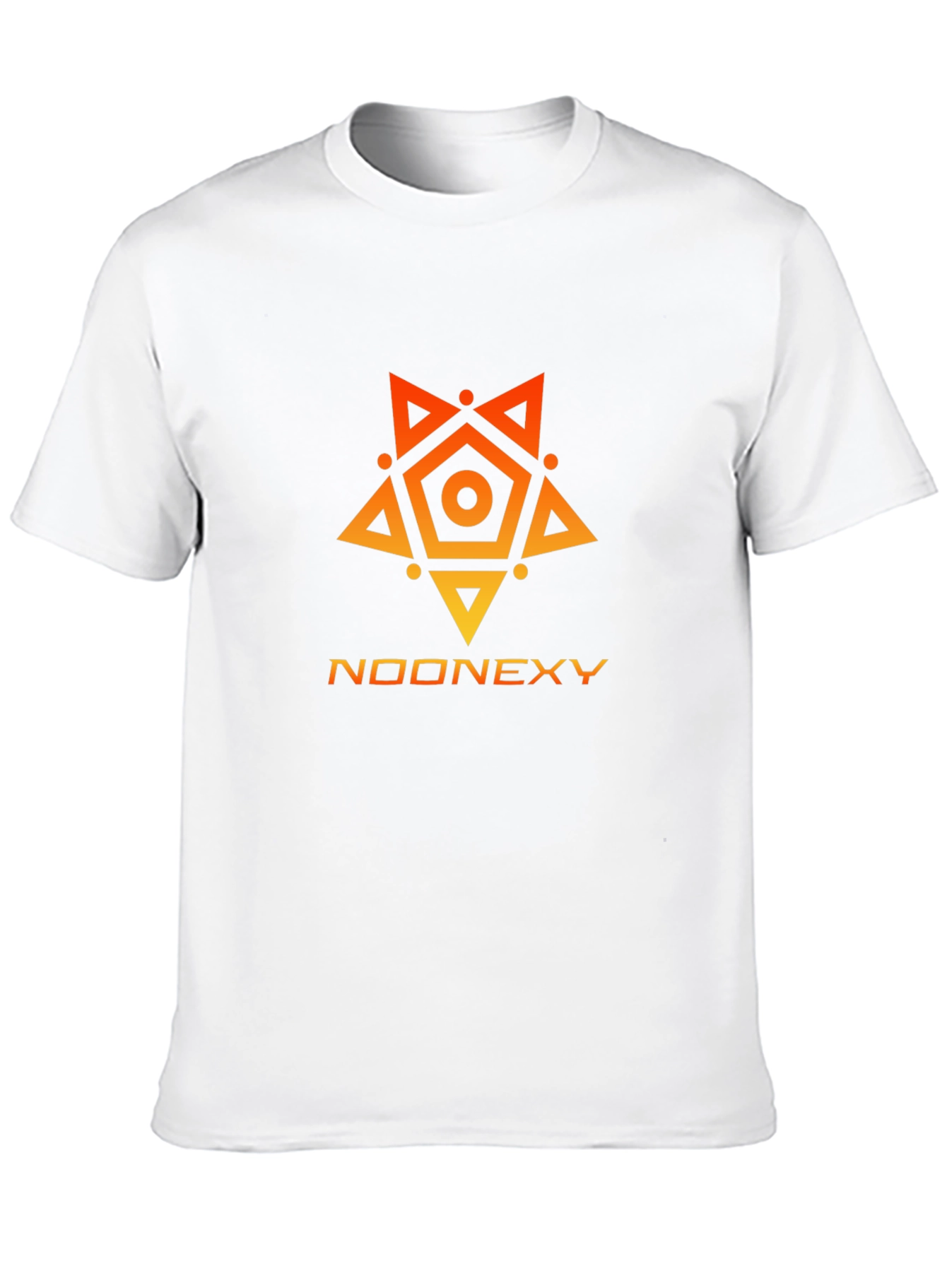 Geometric Graphic Print T-Shirt - Noonexy