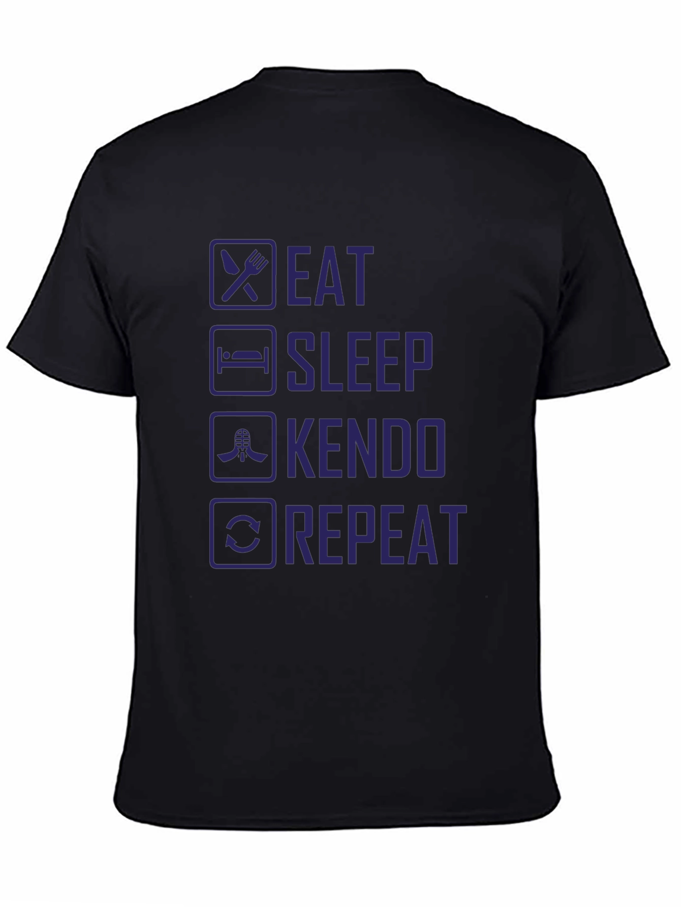 Eat Sleep Kendo Repeat Graphic T-Shirt