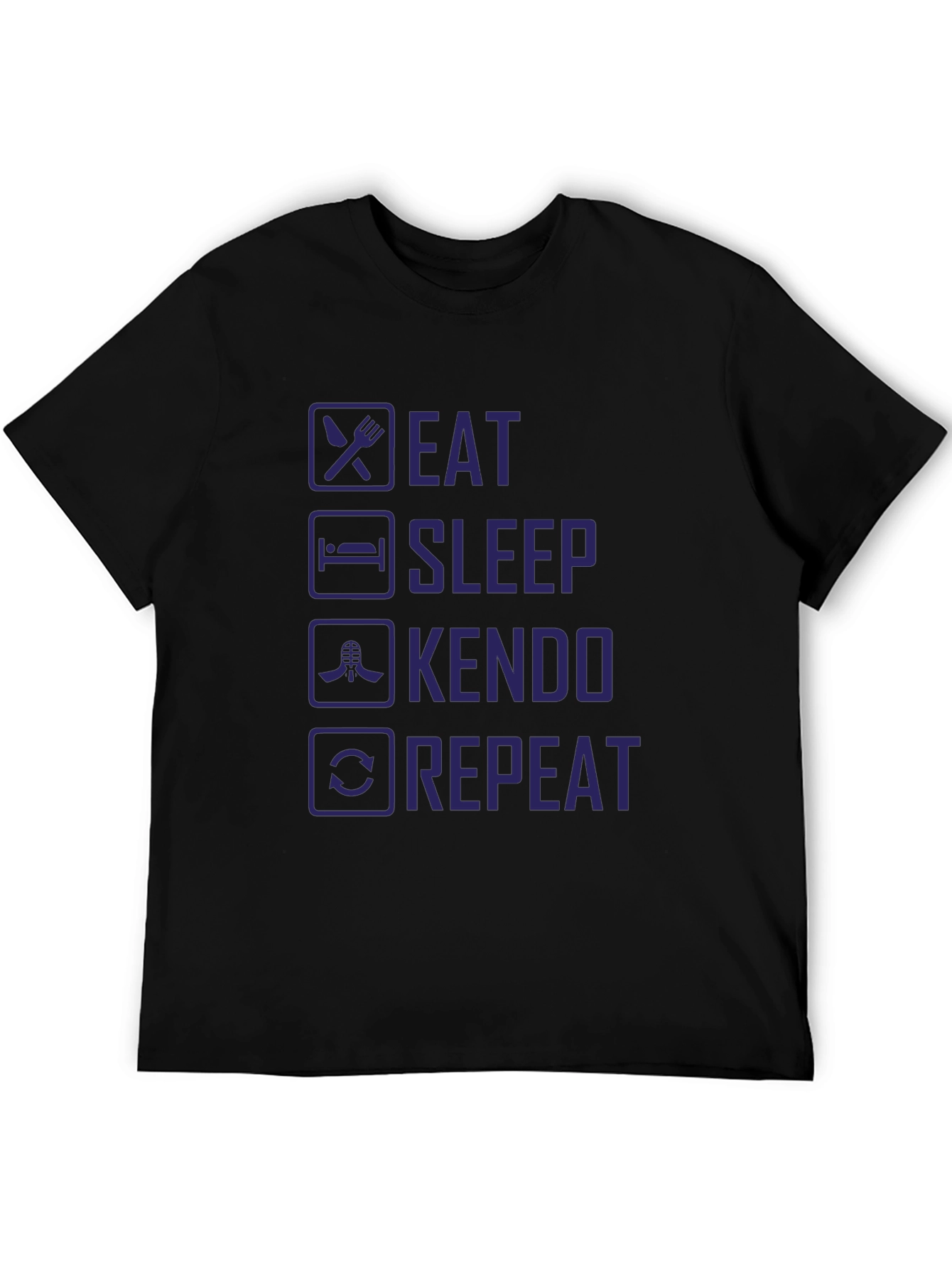 Eat Sleep Kendo Repeat Graphic T-Shirt