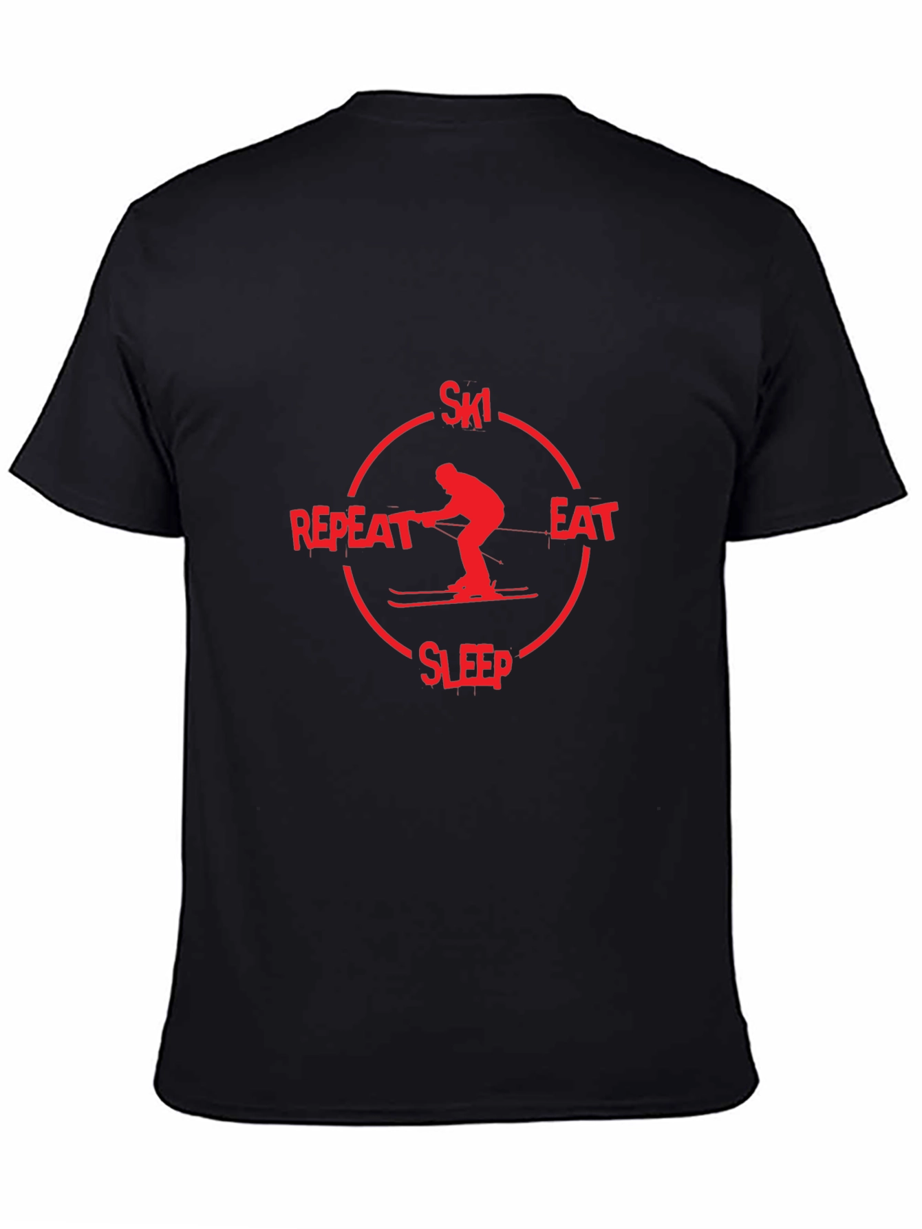 Ski Eat Sleep Repeat Graphic T-Shirt