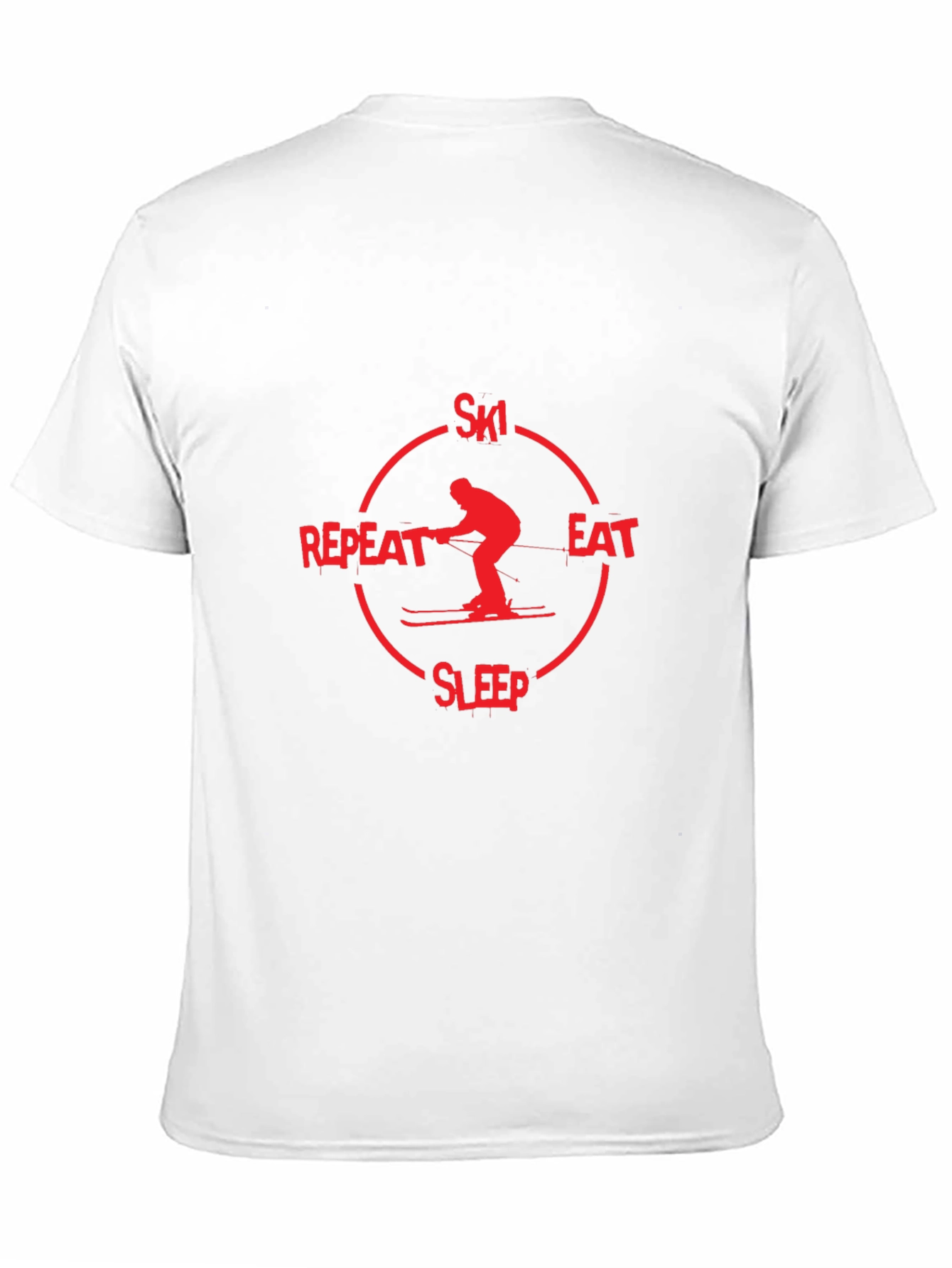 Ski Eat Sleep Repeat Graphic T-Shirt
