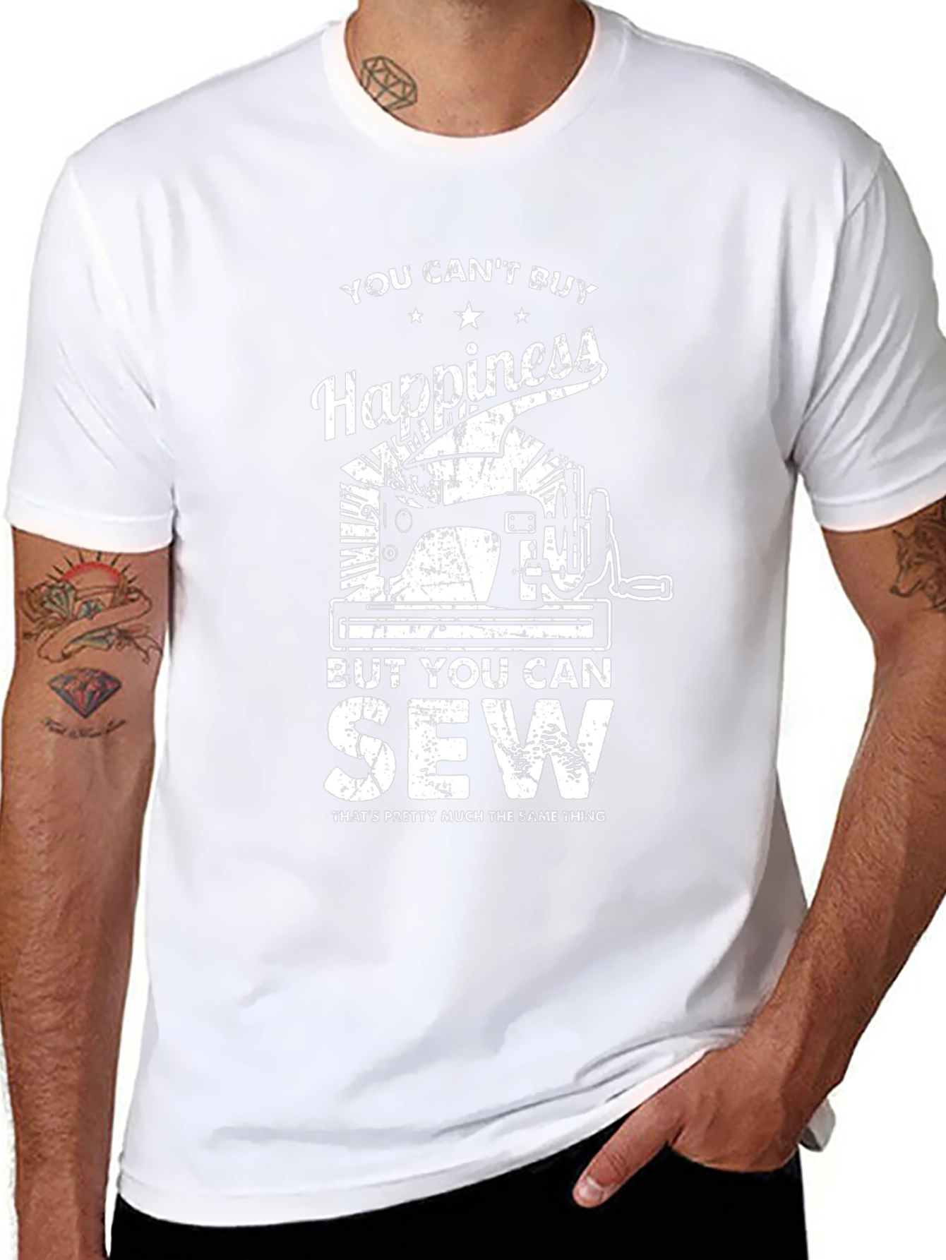 Sewing Happiness T-Shirt - Perfect for Crafters!