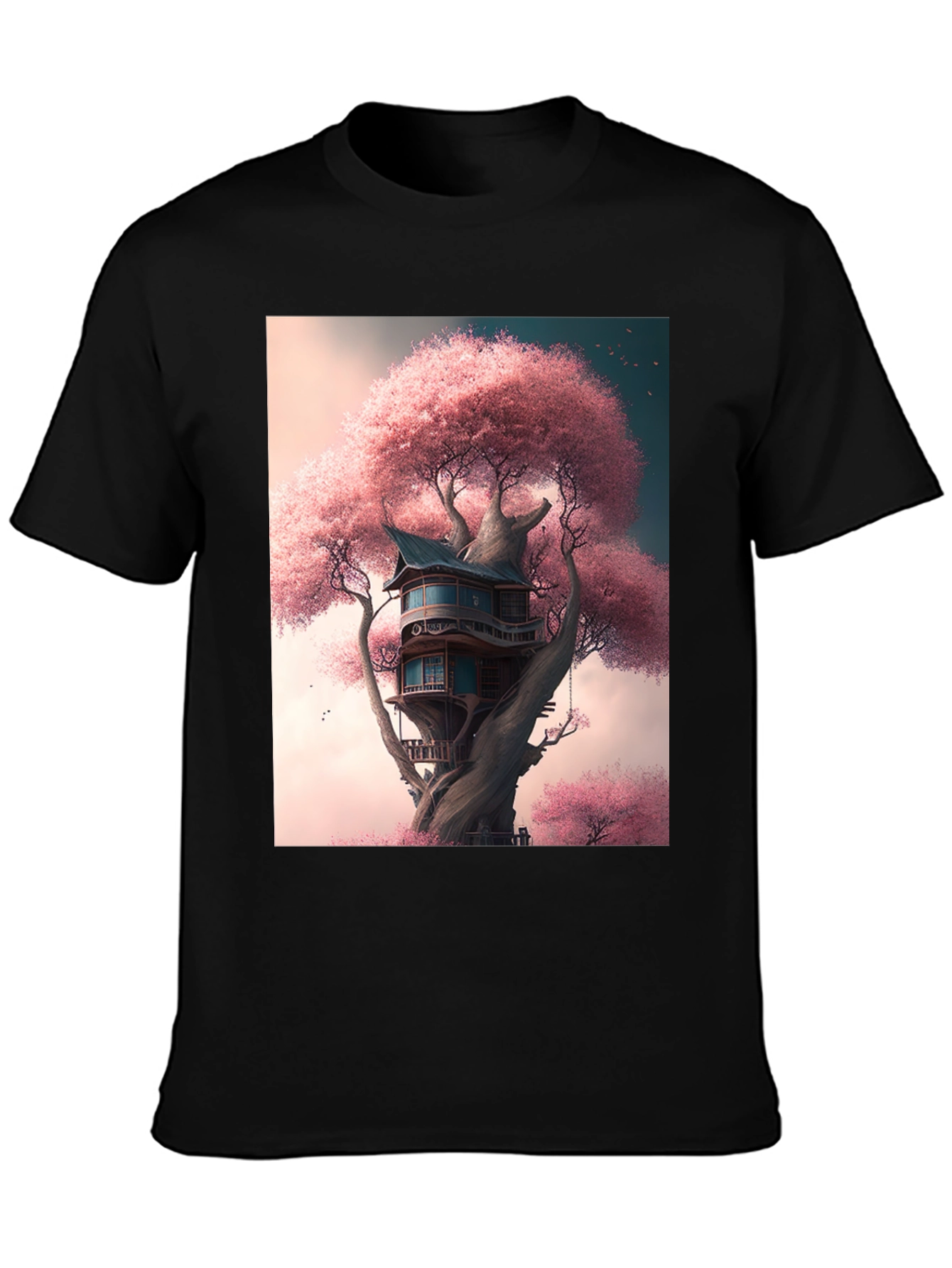 Cherry Blossom Treehouse Graphic Tee