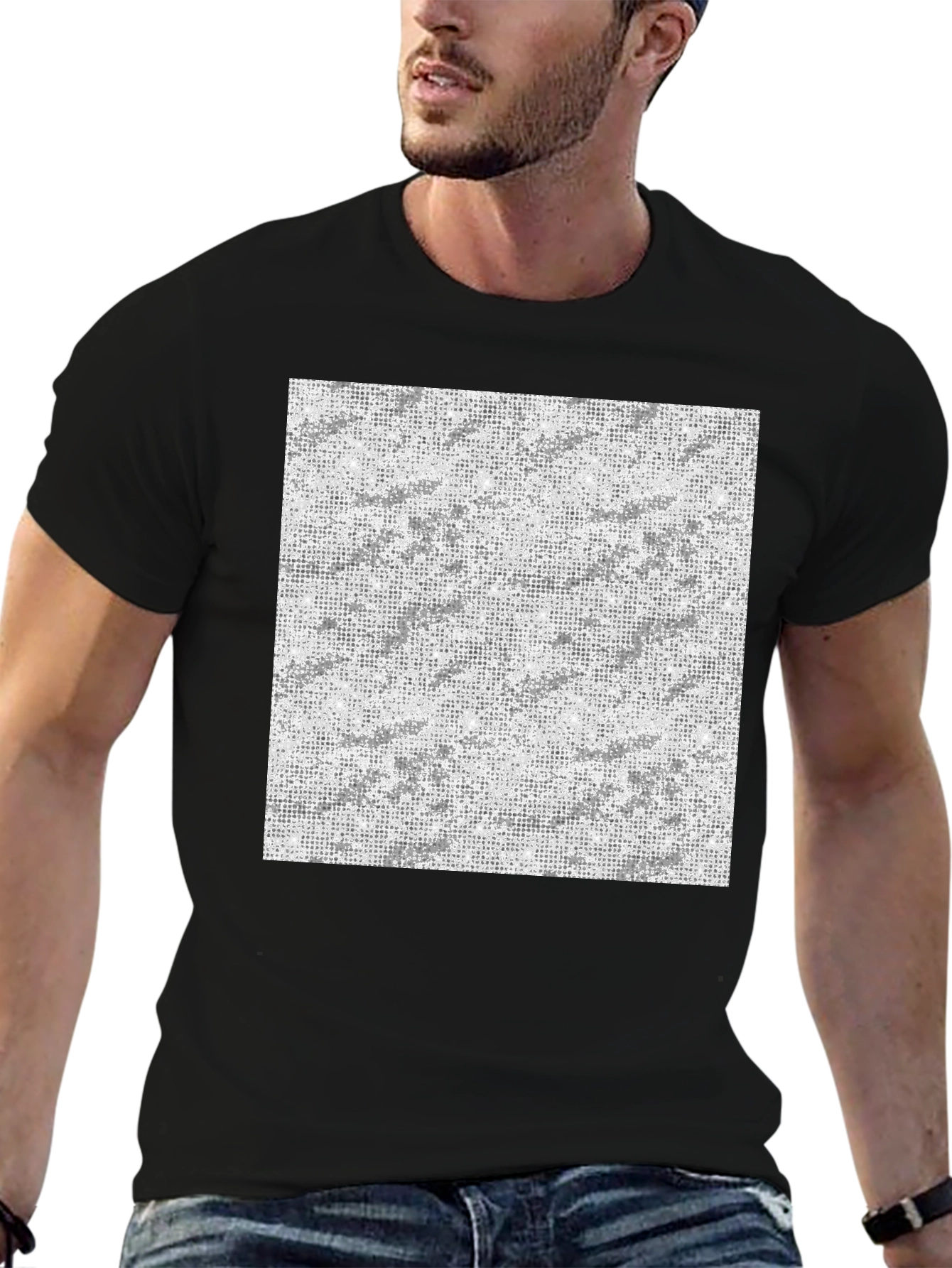 Urban Camo Crew Neck T-Shirt - Modern Style