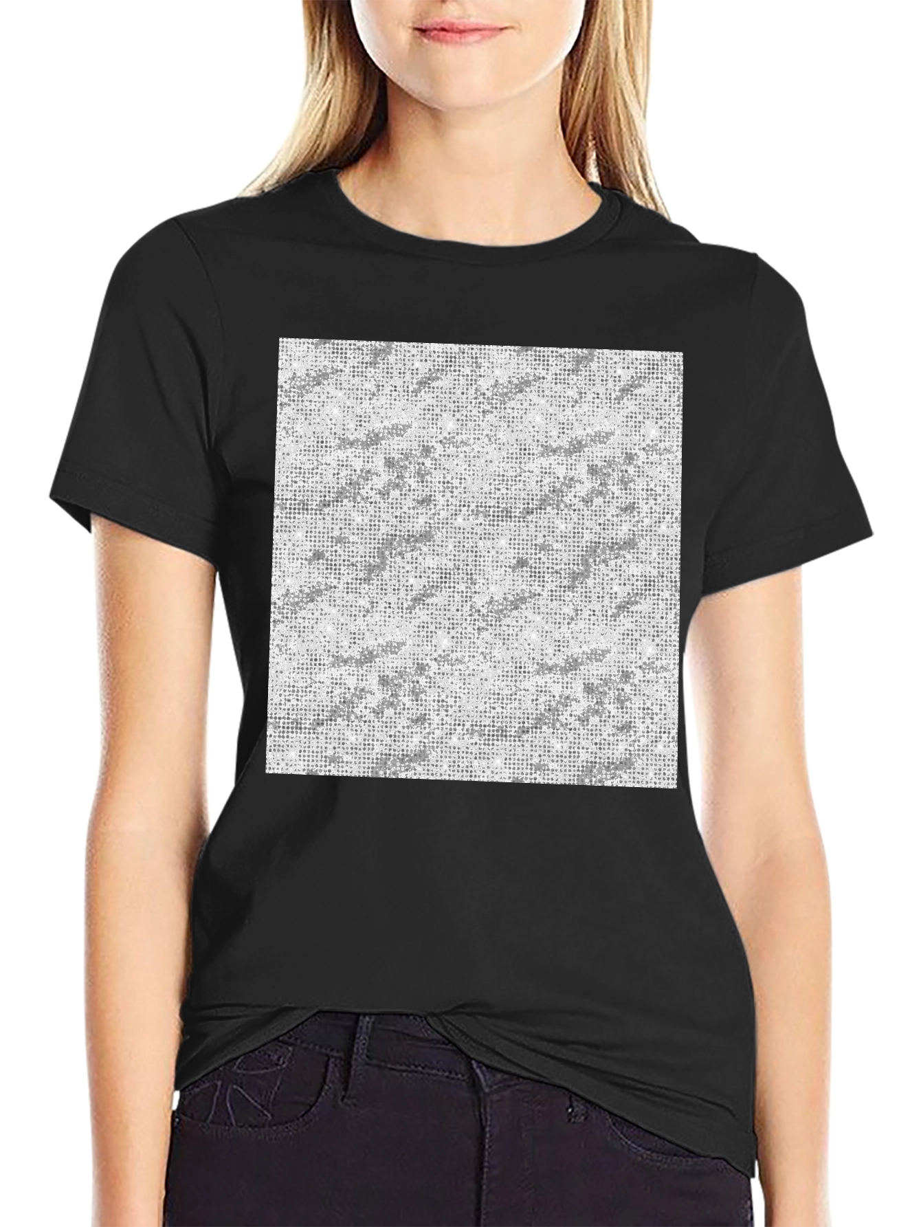 Urban Camo Crew Neck T-Shirt - Modern Style