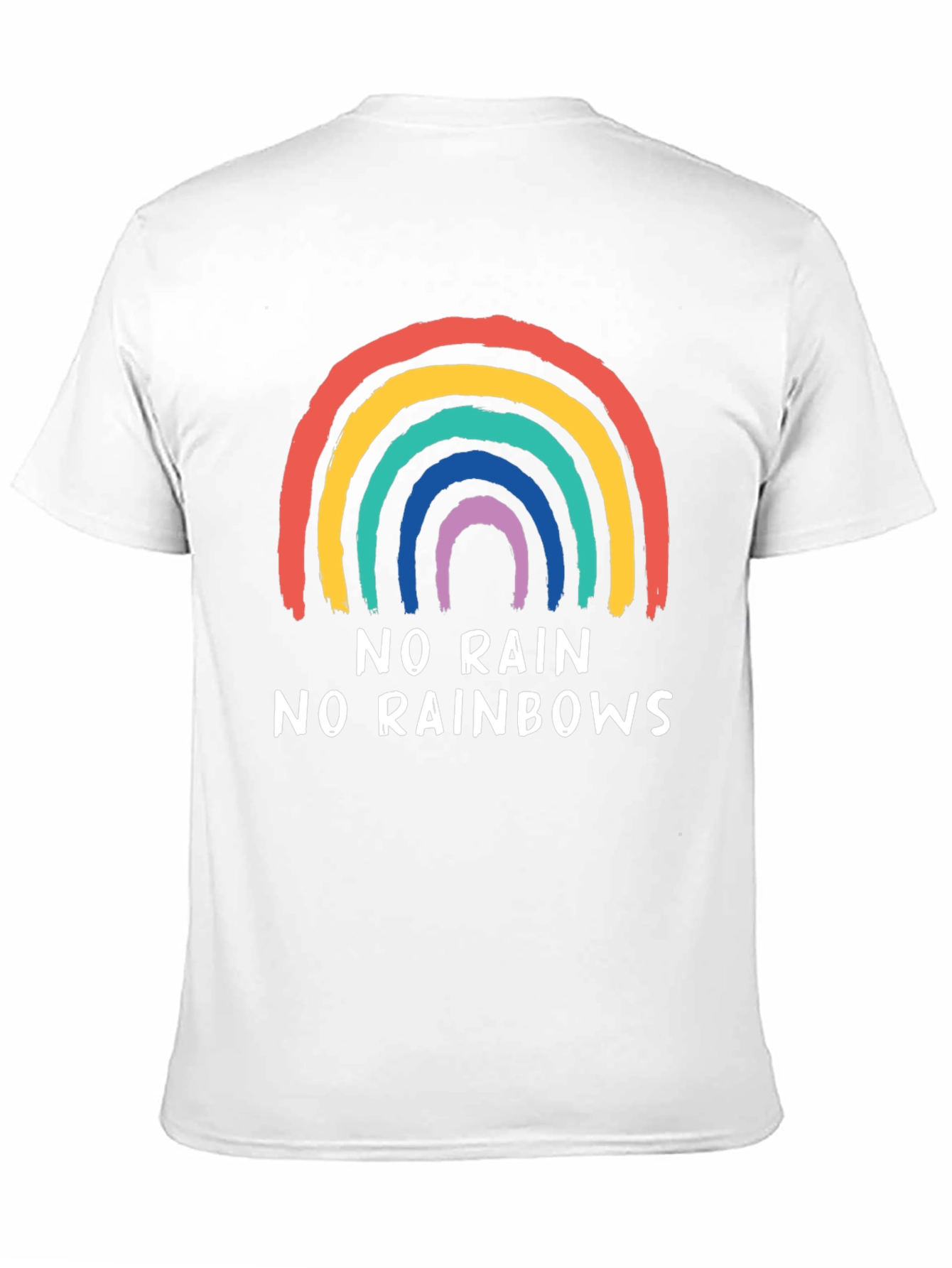No Rain No Rainbows Graphic Tee - Black