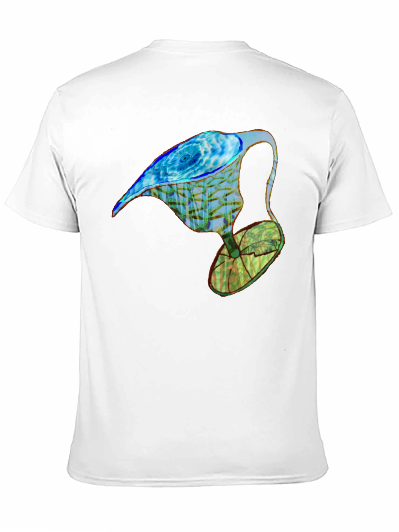 Abstract Water Drop Graphic Tee