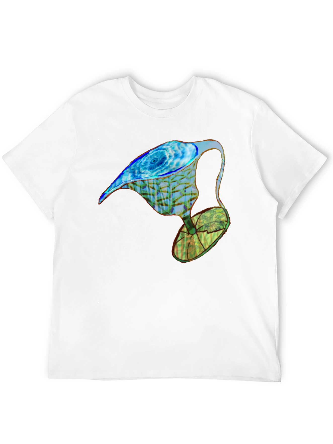 Abstract Water Drop Graphic Tee