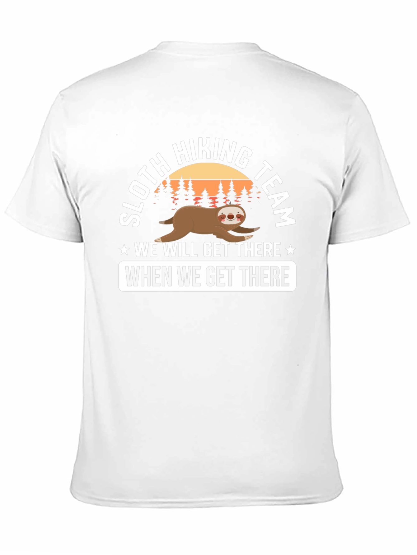 Sloth Hiking Team T-Shirt - Funny Adventure Tee