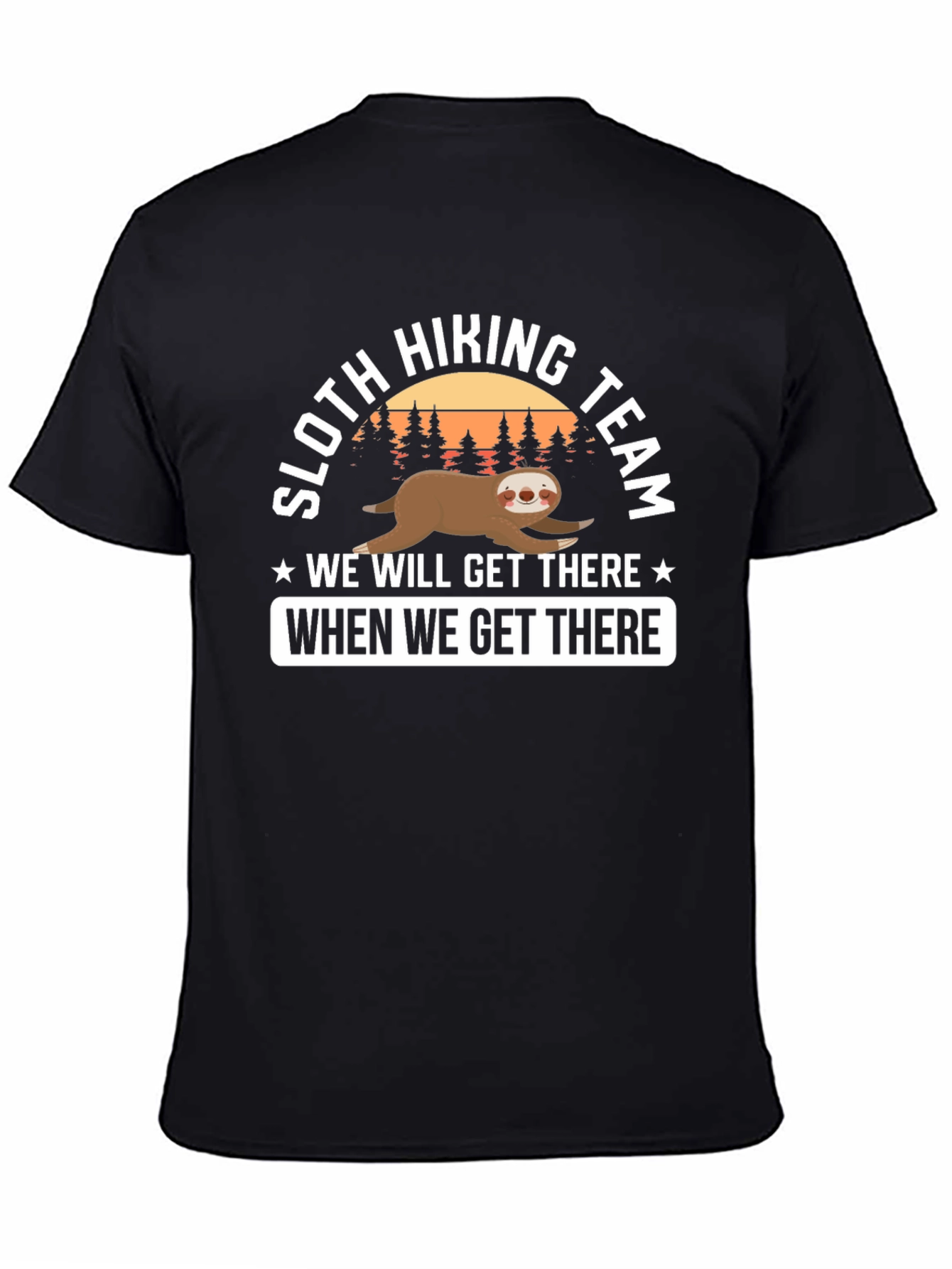 Sloth Hiking Team T-Shirt - Funny Adventure Tee