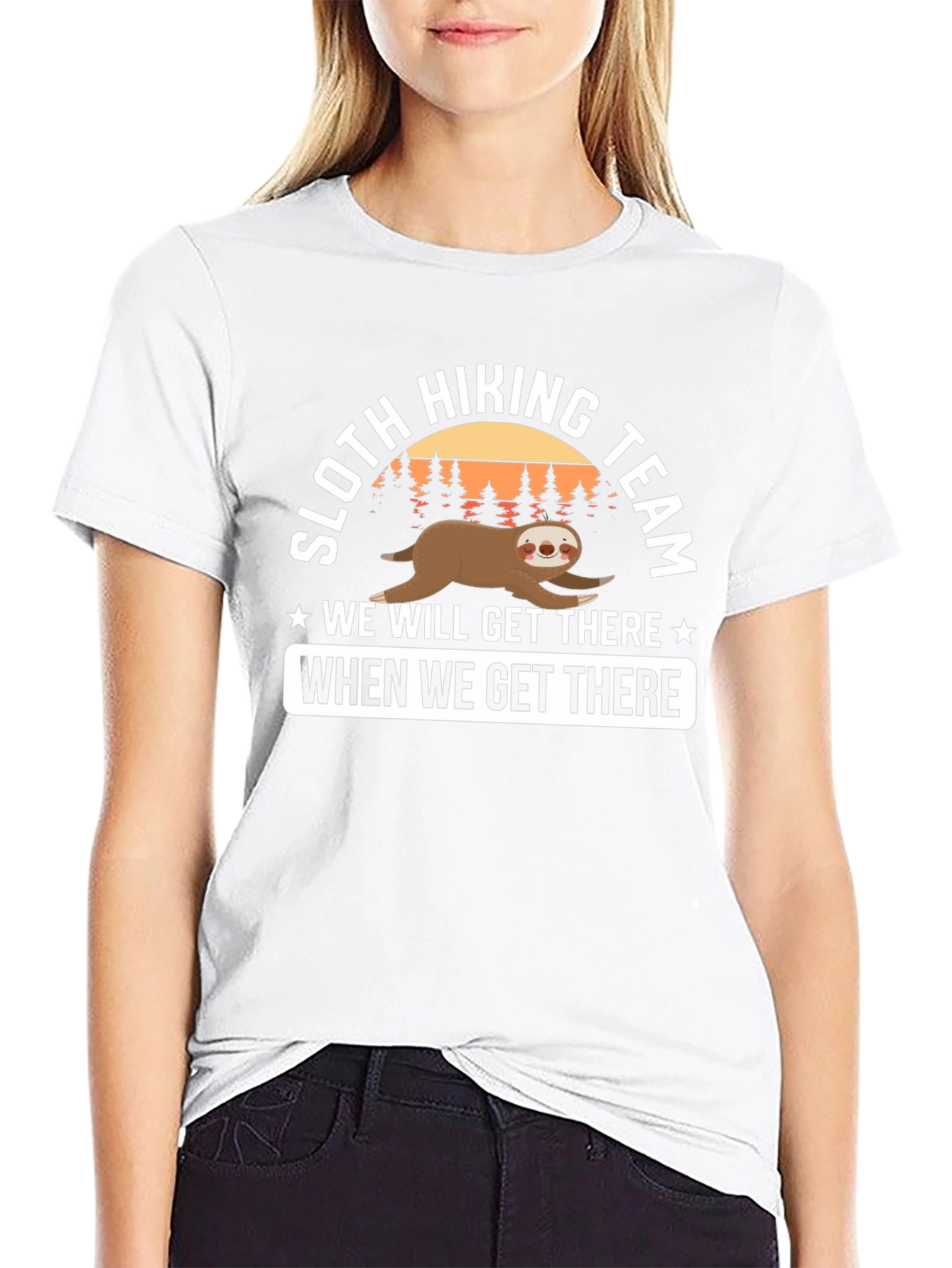 Sloth Hiking Team T-Shirt - Funny Adventure Tee