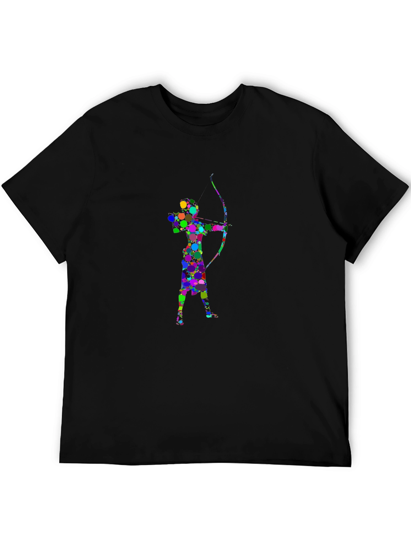 Archer Silhouette Graphic Tee - Stylish Black T-Shirt