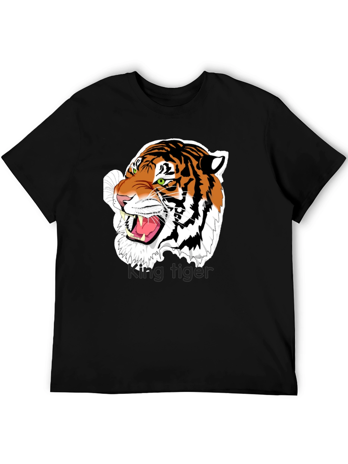 King Tiger Graphic Tee - Fierce Style!