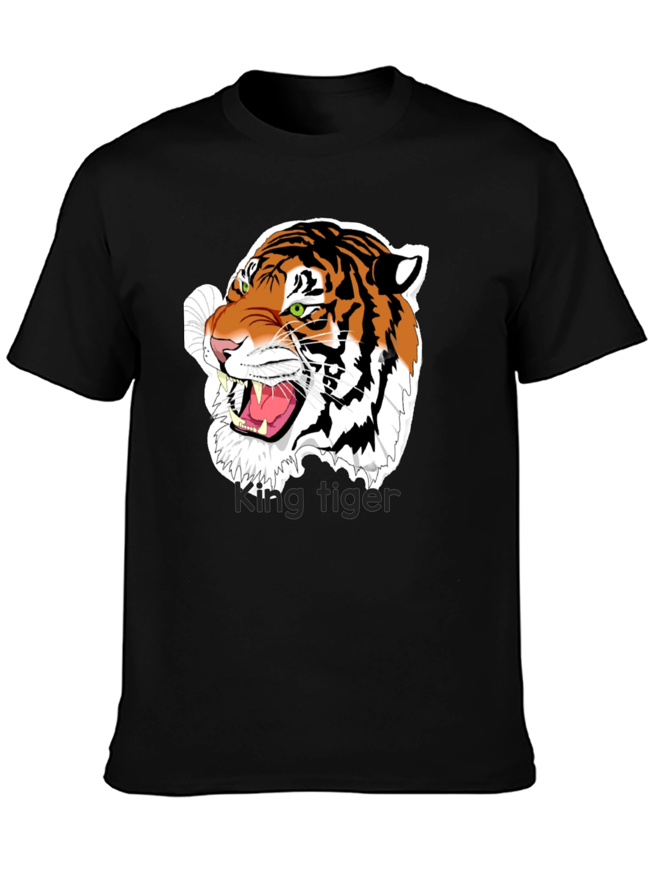 King Tiger Graphic Tee - Fierce Style!