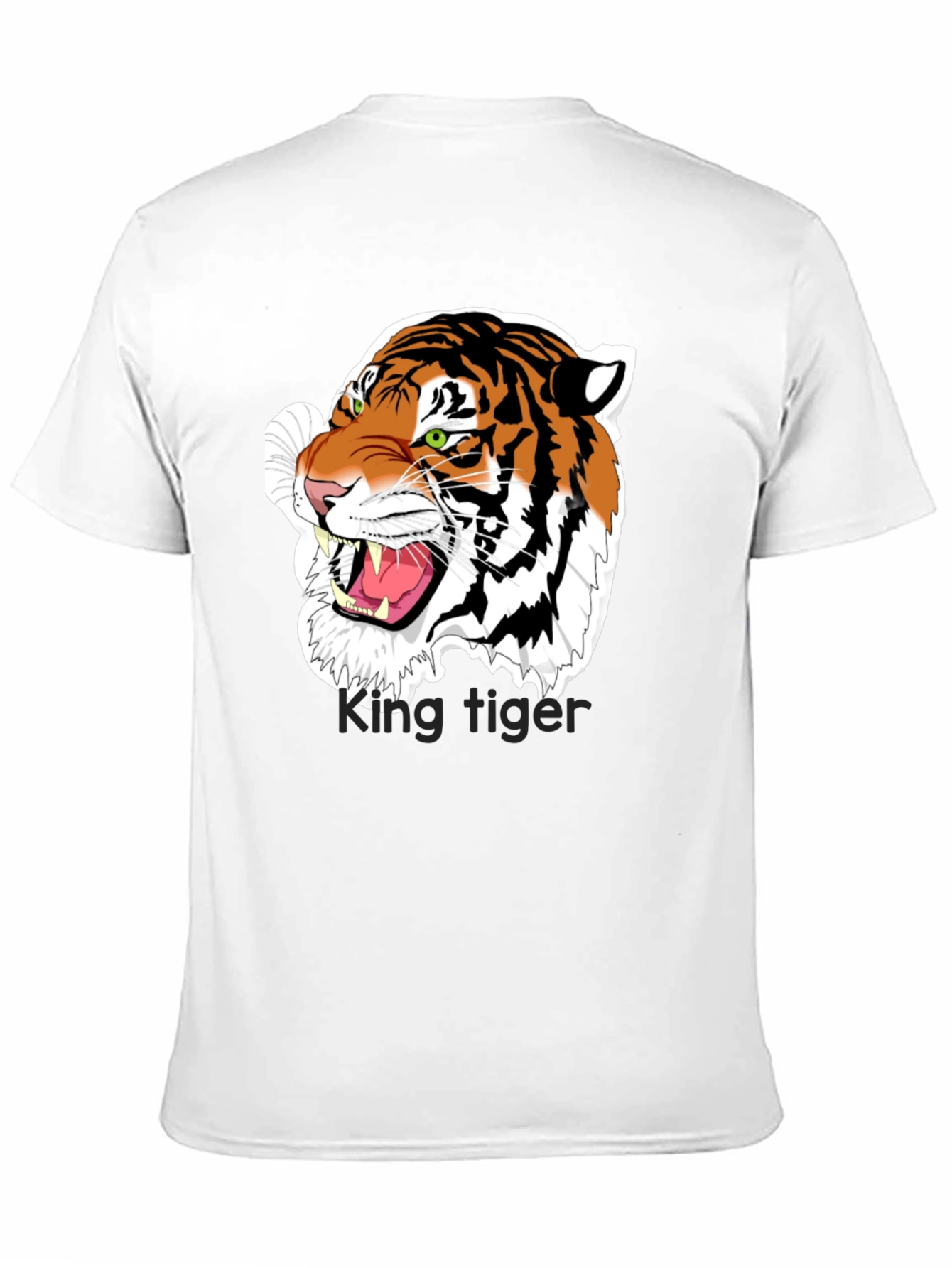 King Tiger Graphic Tee - Fierce Style!