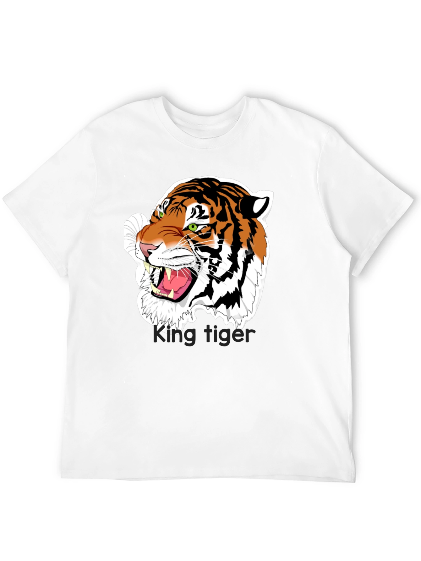 King Tiger Graphic Tee - Fierce Style!