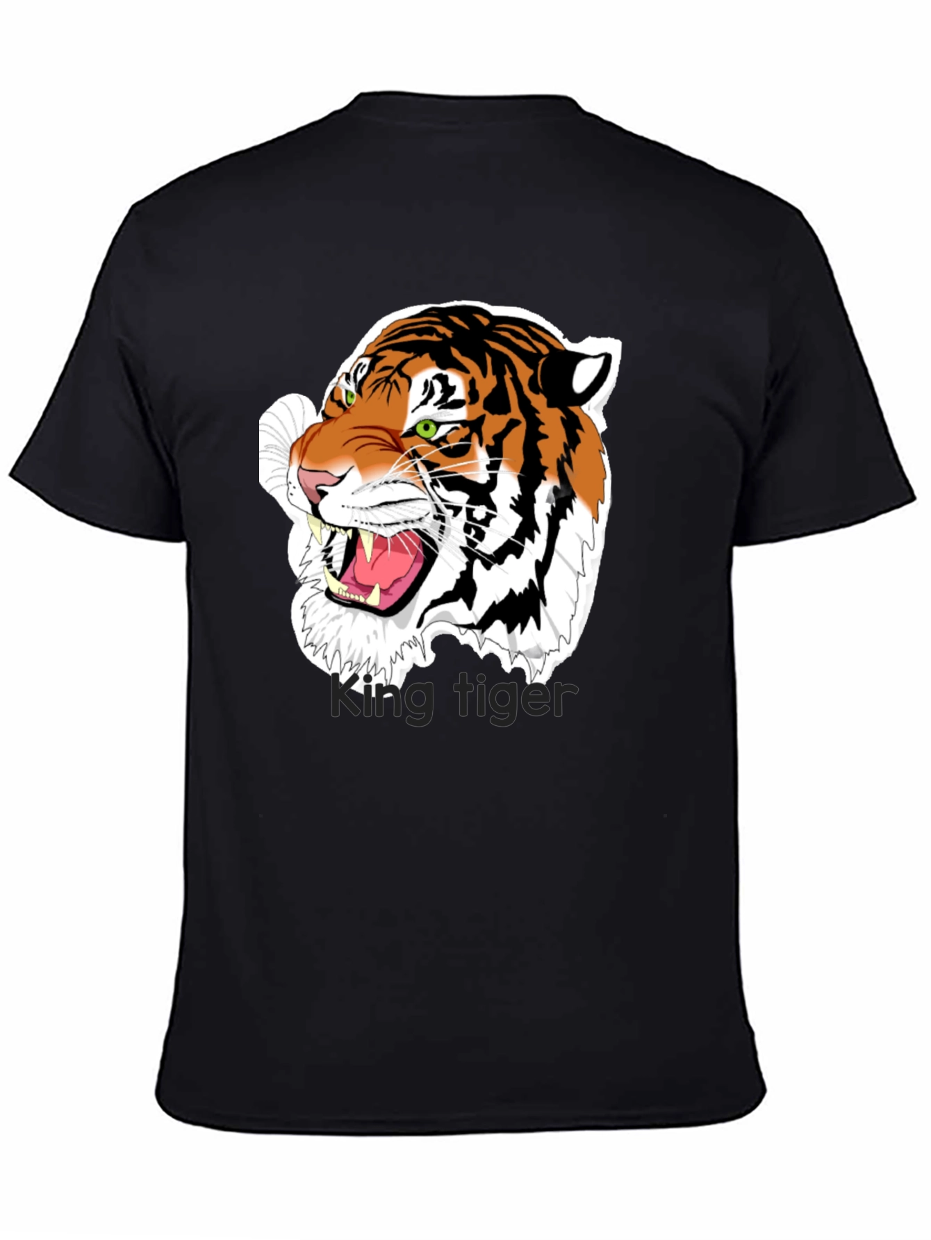 King Tiger Graphic Tee - Fierce Style!