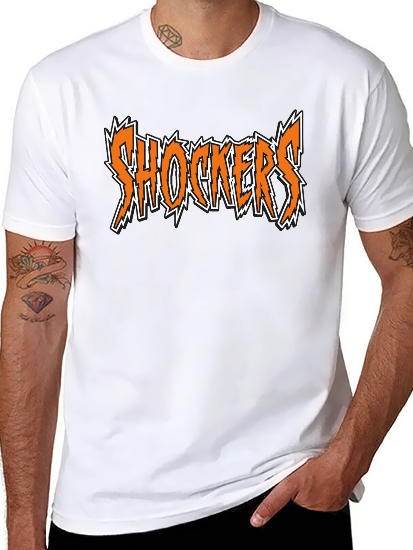 Shockers Graphic Tee - Edgy Retro Style