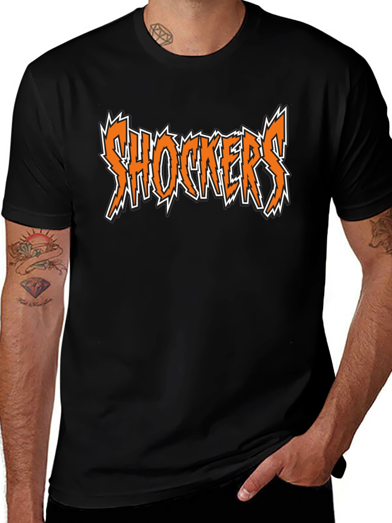 Shockers Graphic Tee - Edgy Retro Style