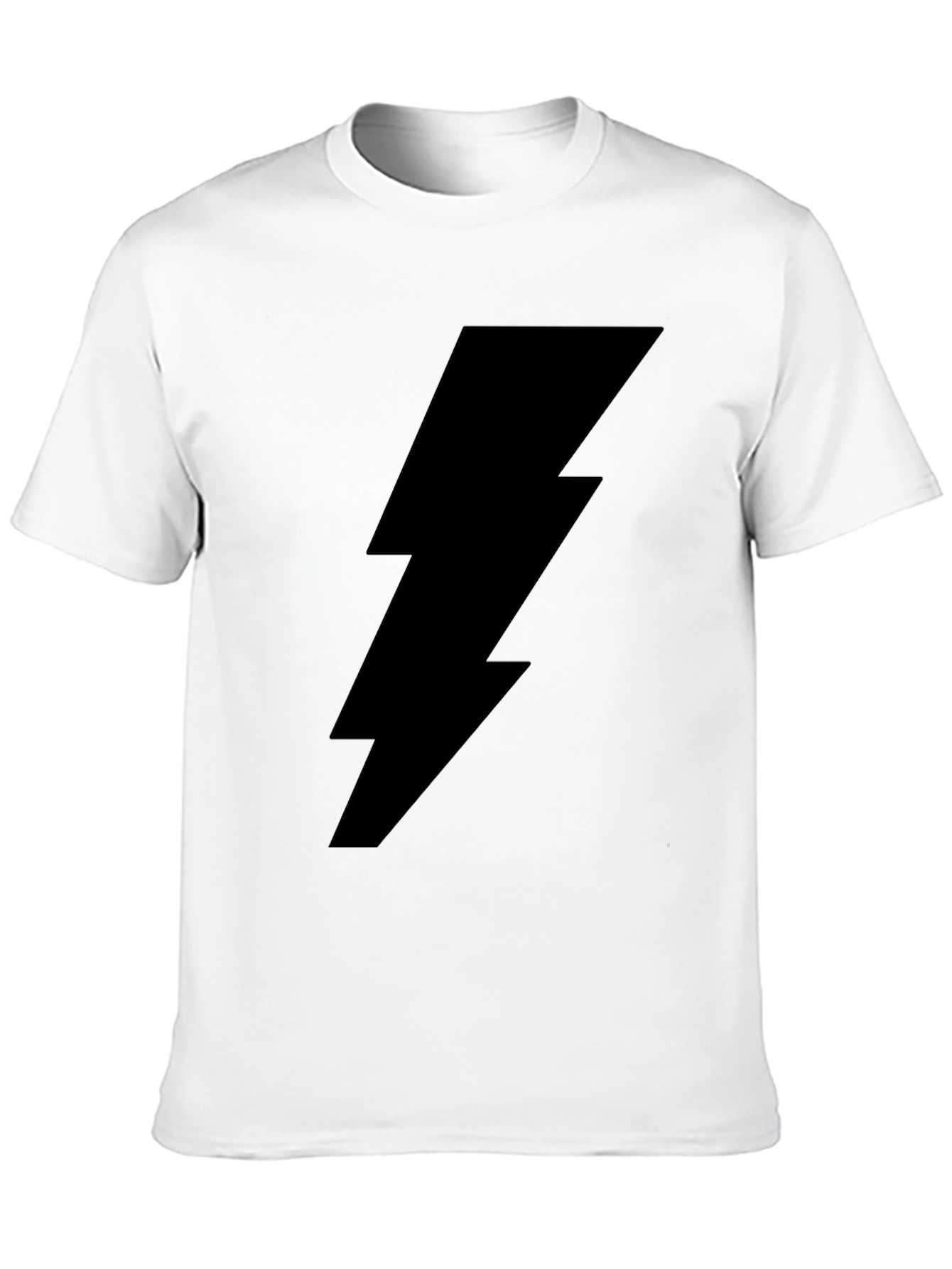 Lightning Bolt Graphic Black T-Shirt