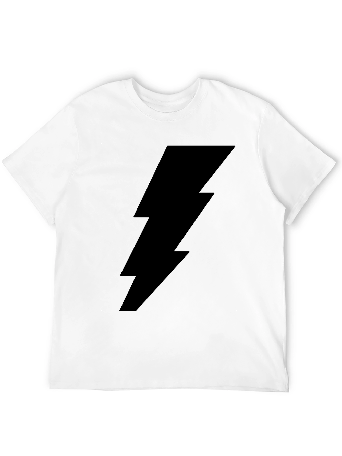Lightning Bolt Graphic Black T-Shirt