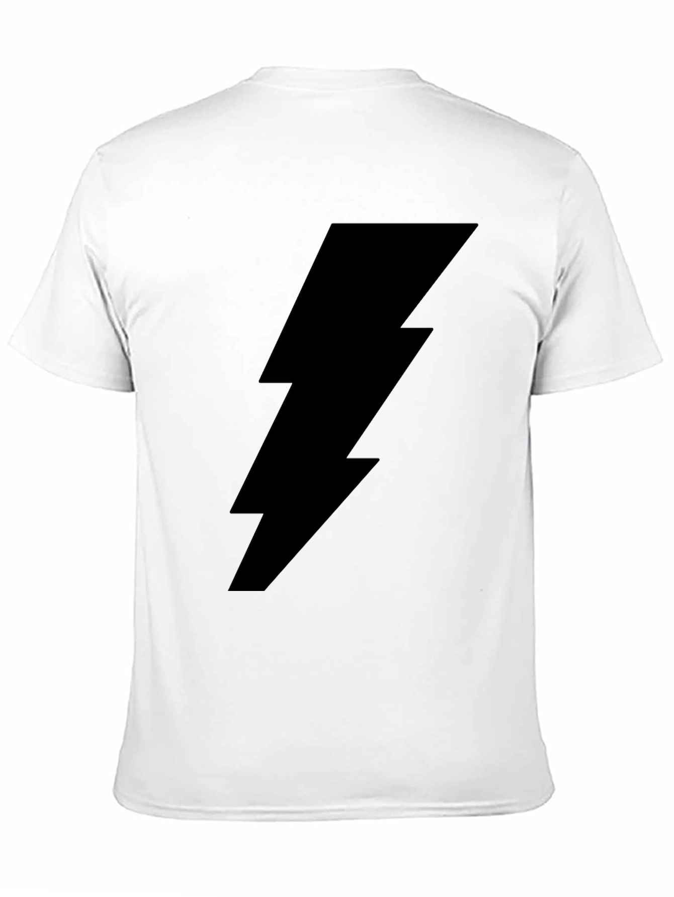 Lightning Bolt Graphic Black T-Shirt