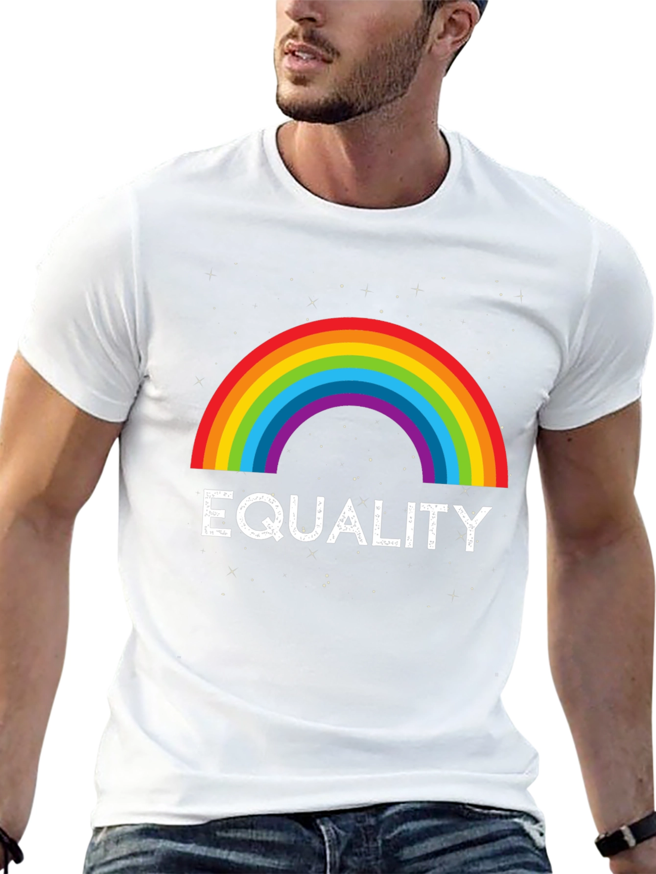 Equality Rainbow Graphic Tee