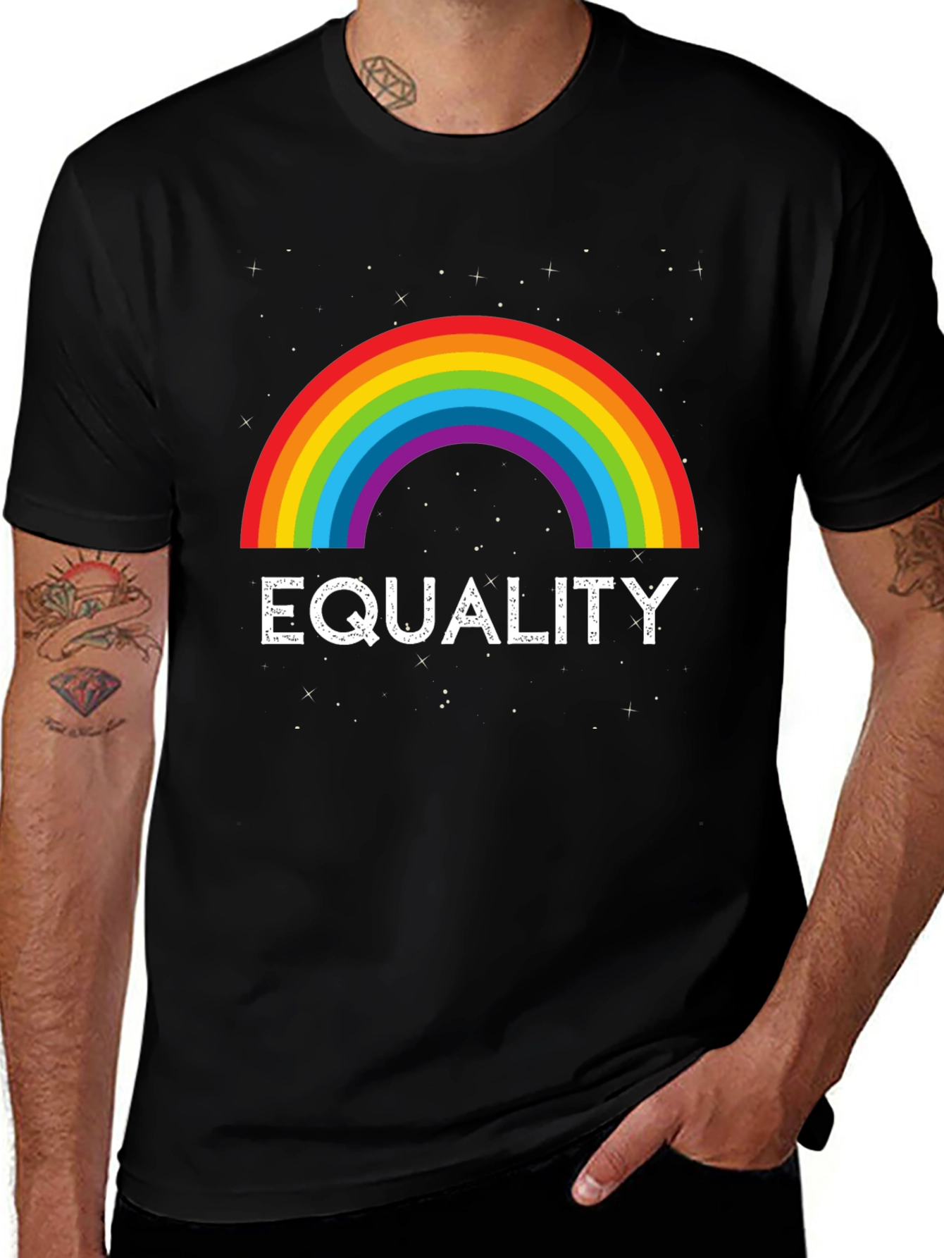 Equality Rainbow Graphic Tee
