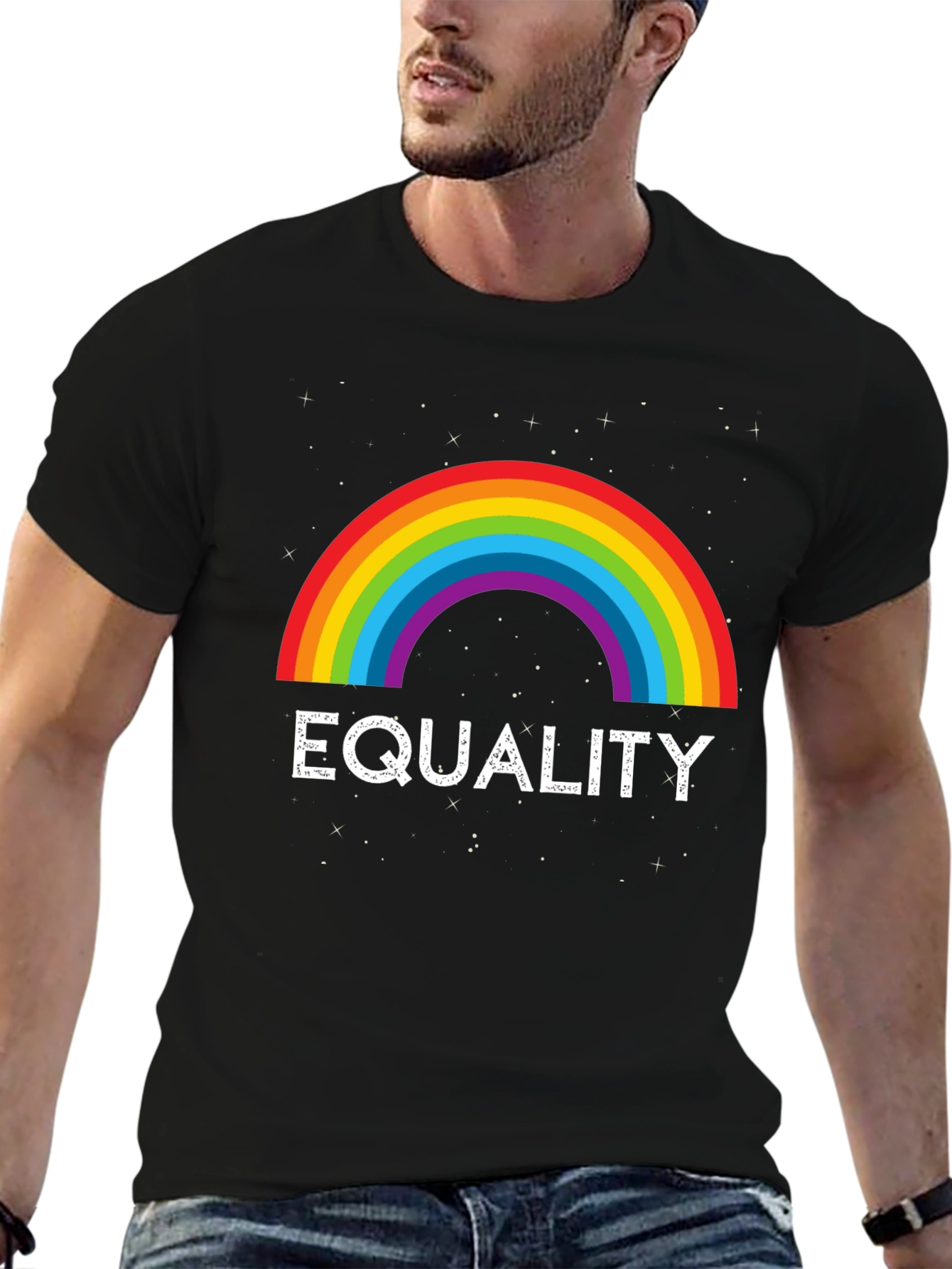 Equality Rainbow Graphic Tee