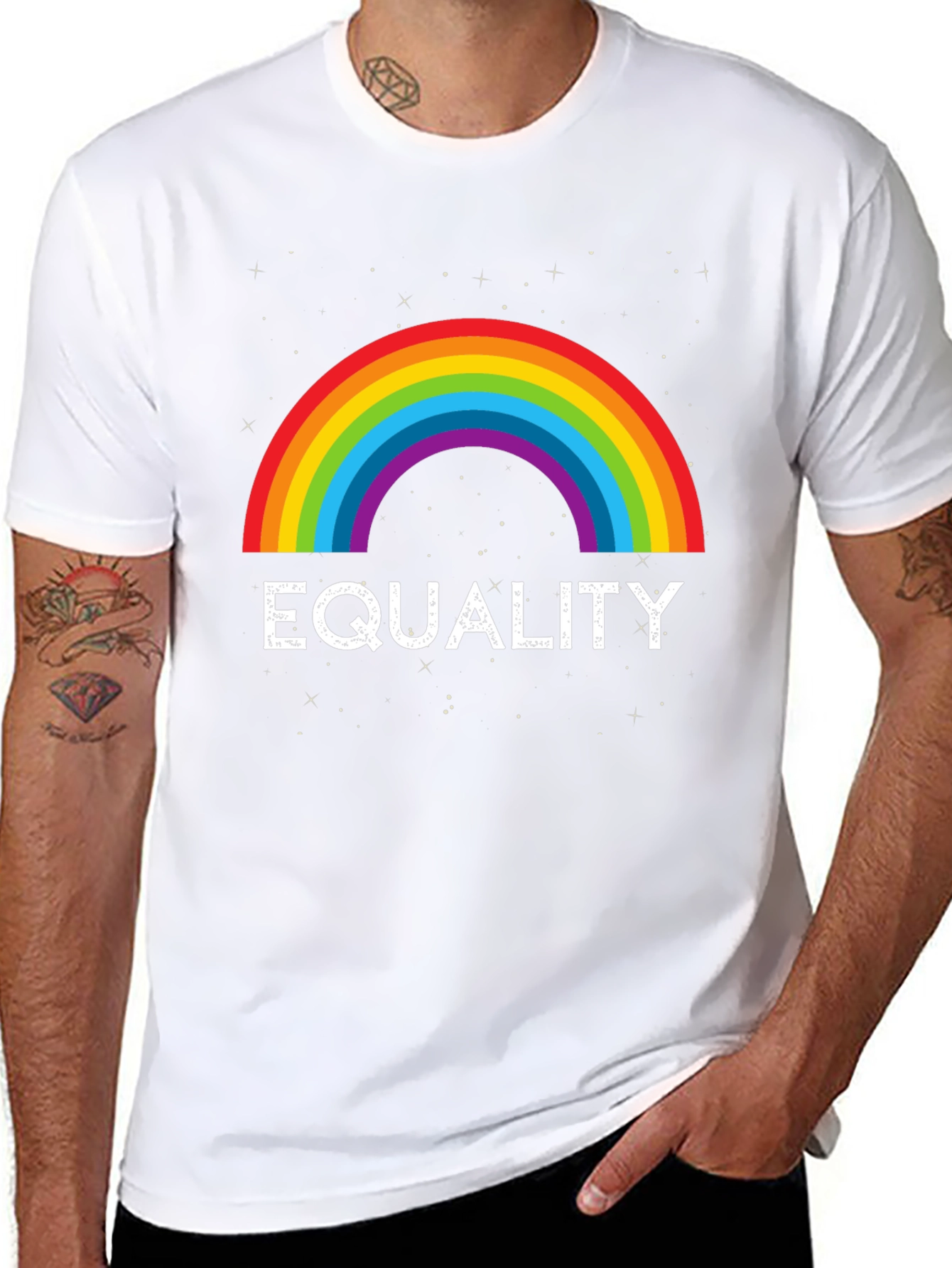 Equality Rainbow Graphic Tee