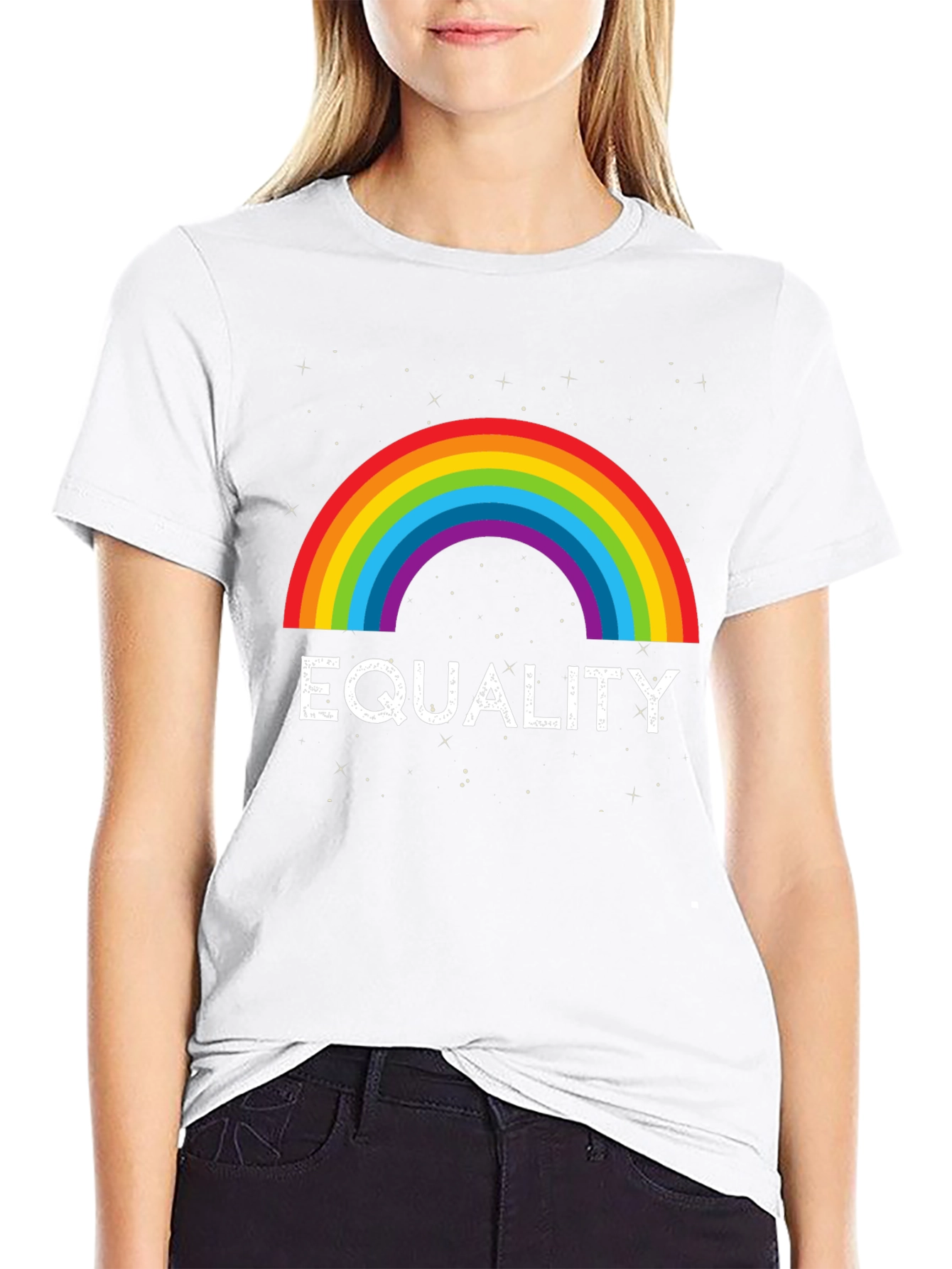 Equality Rainbow Graphic Tee