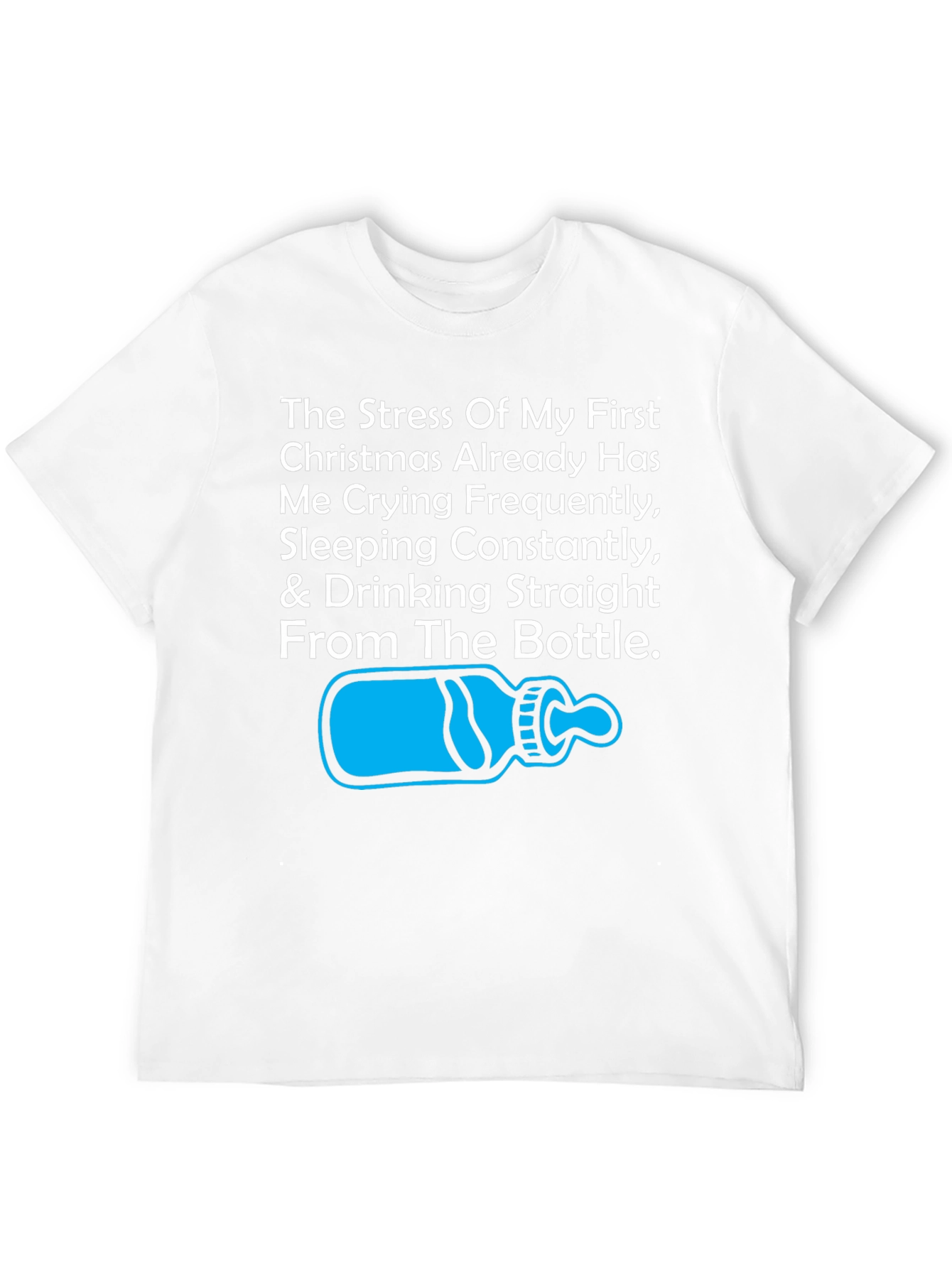 Funny First Christmas Stress T-Shirt