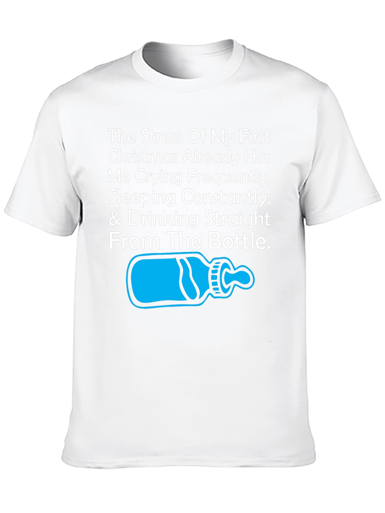 Funny First Christmas Stress T-Shirt