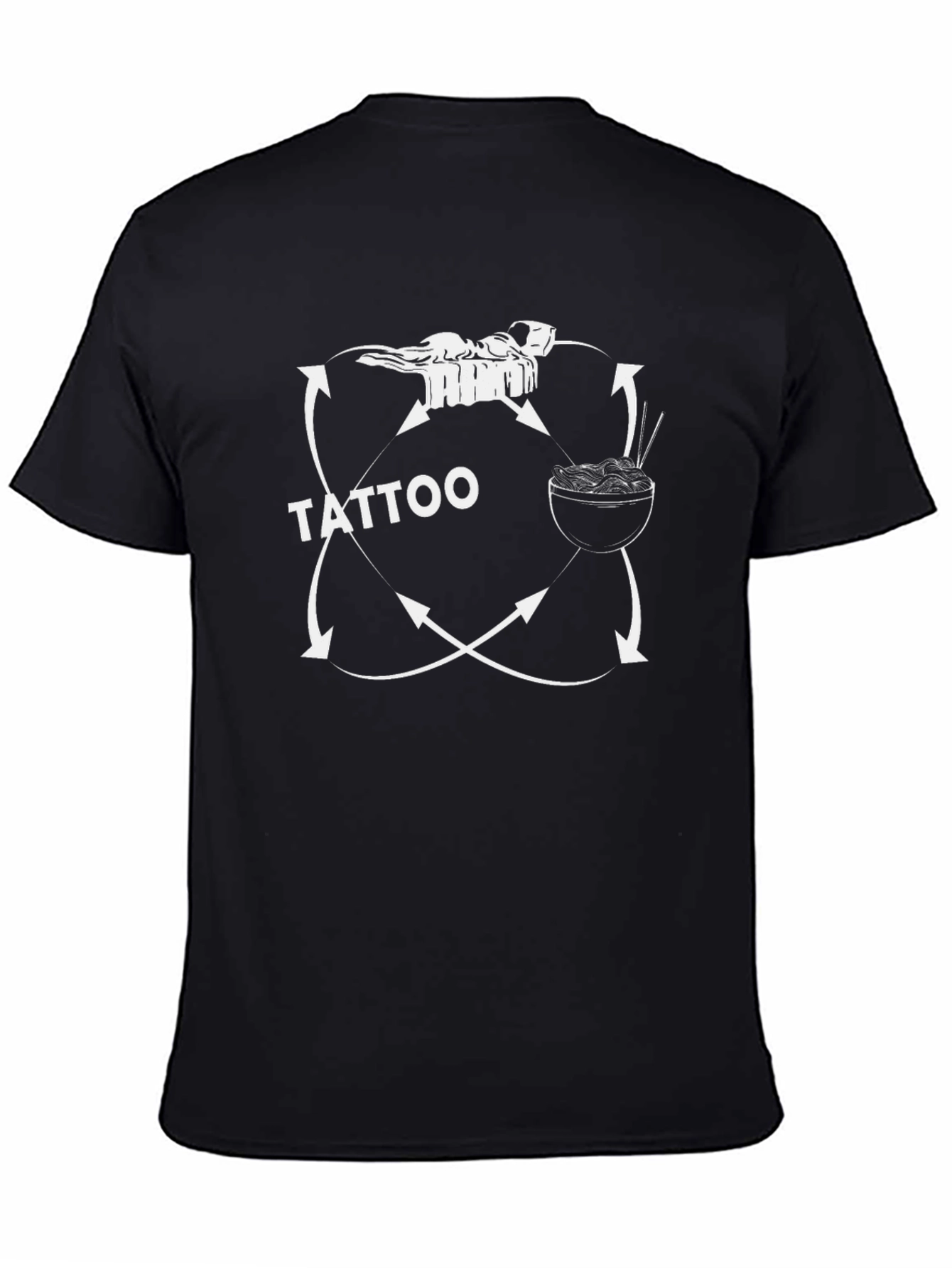 Tattoo Graphic Black T-Shirt