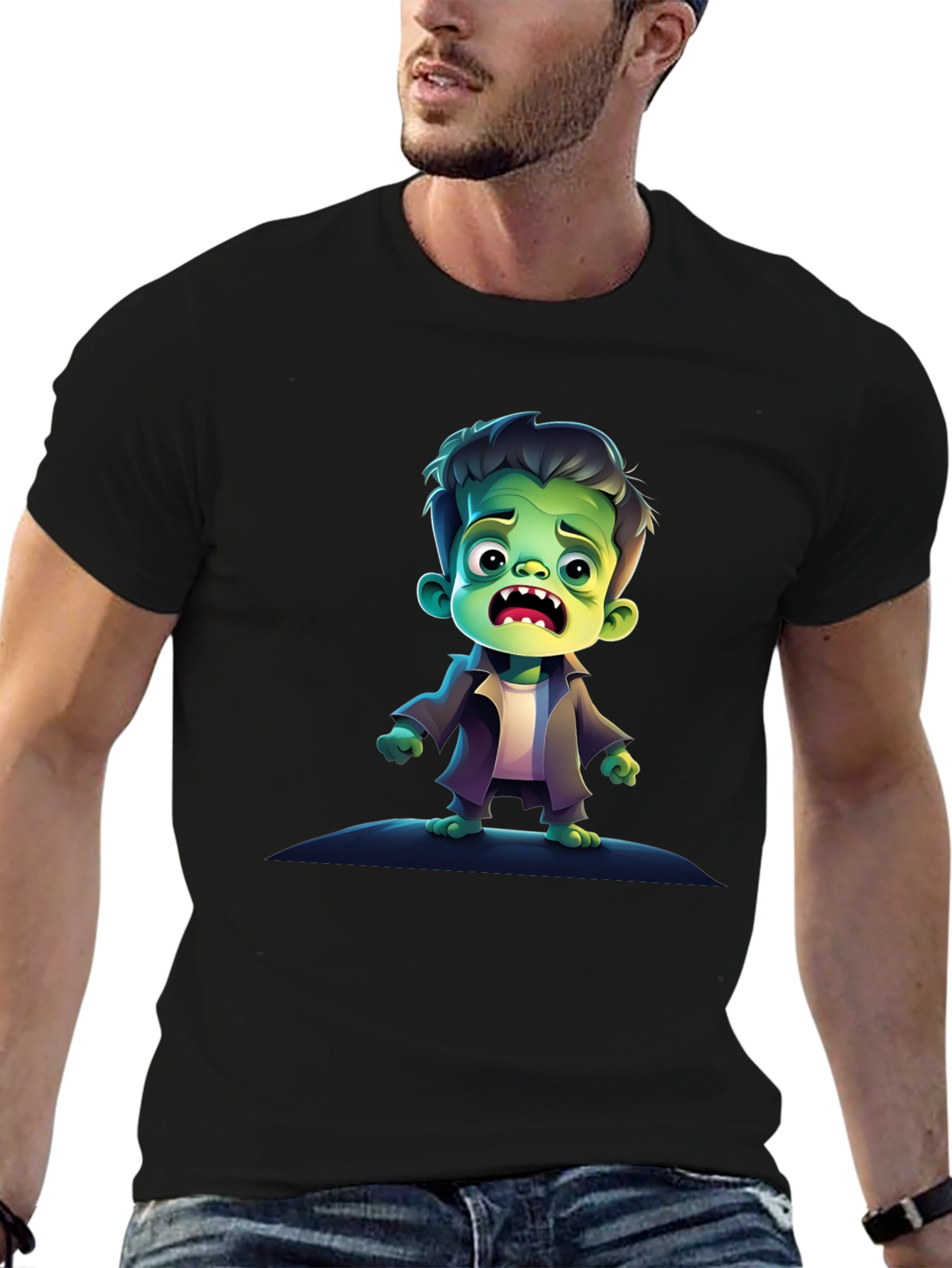 Frankenstein Cartoon Graphic Tee