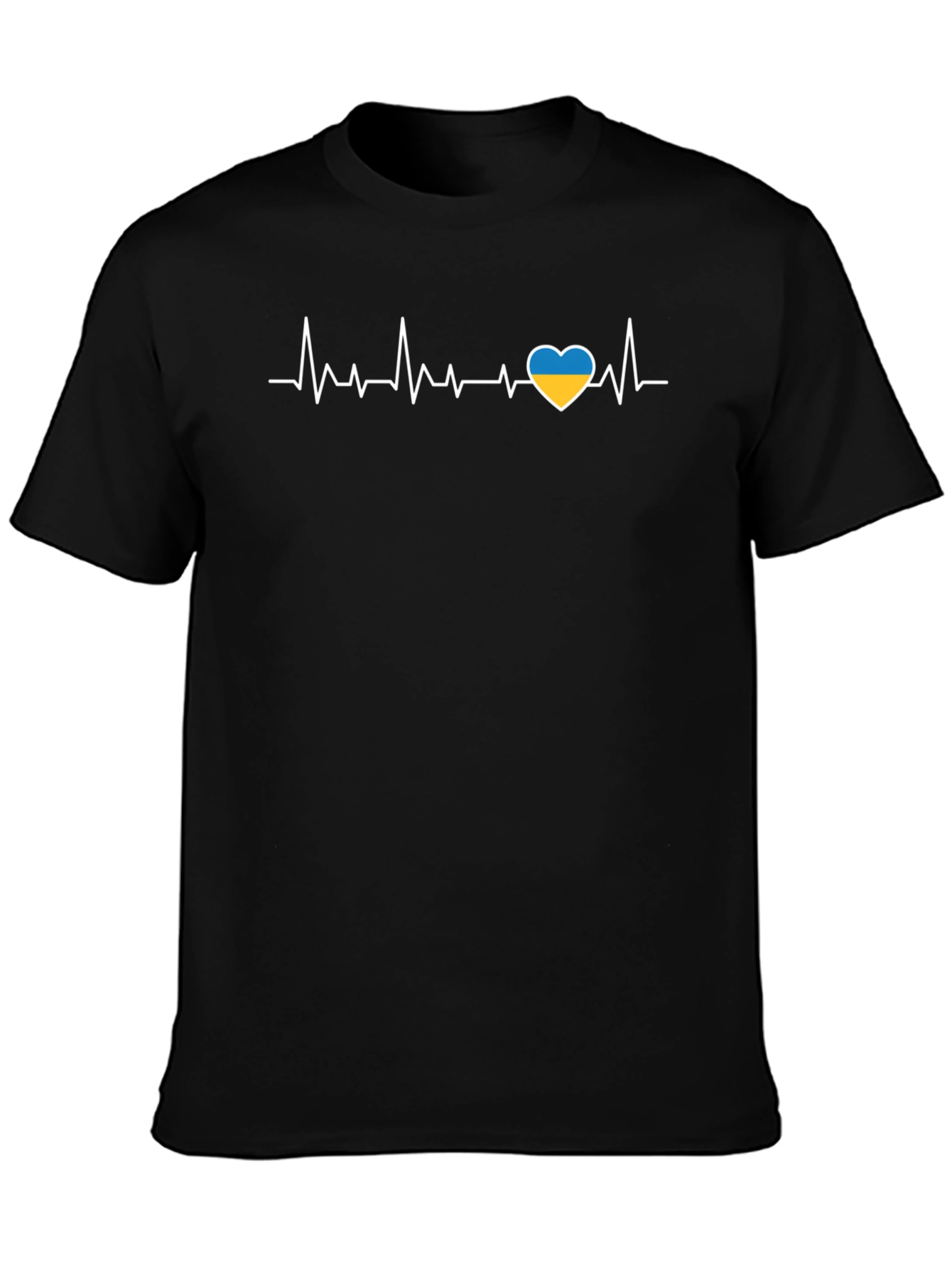 Ukraine Heartbeat T-Shirt - Show Your Support