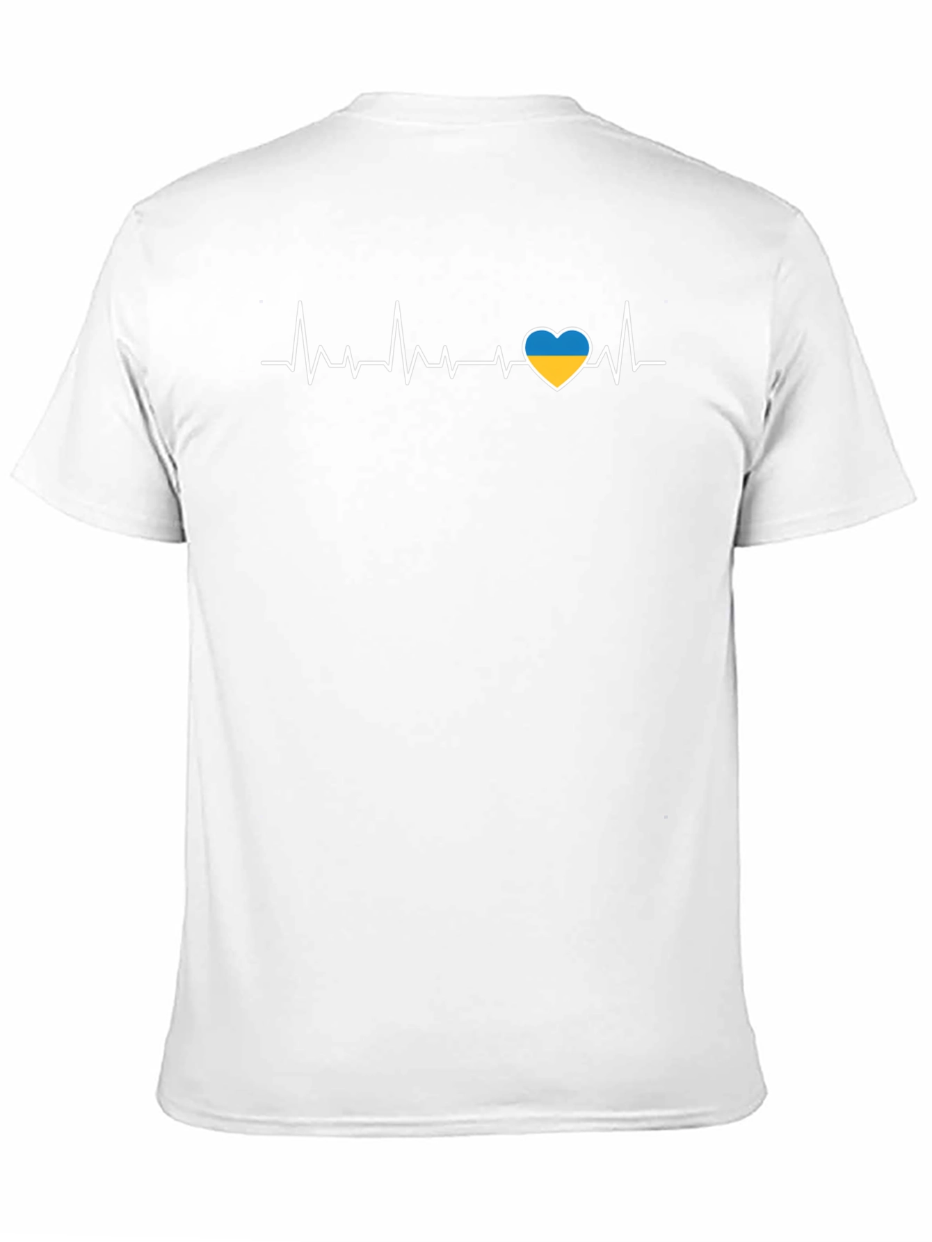 Ukraine Heartbeat T-Shirt - Show Your Support