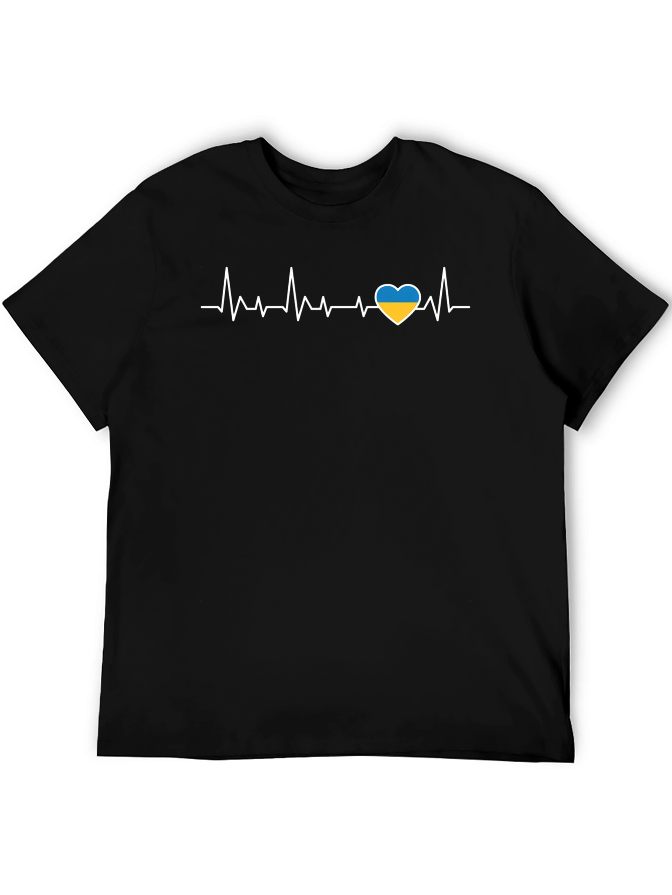 Ukraine Heartbeat T-Shirt - Show Your Support