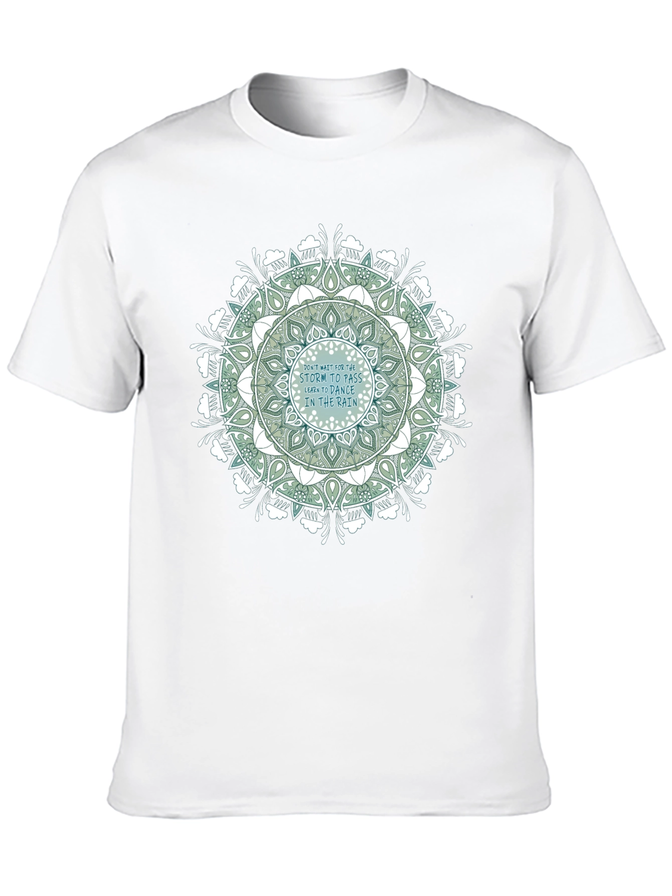 Mandala Graphic Print Black T-Shirt