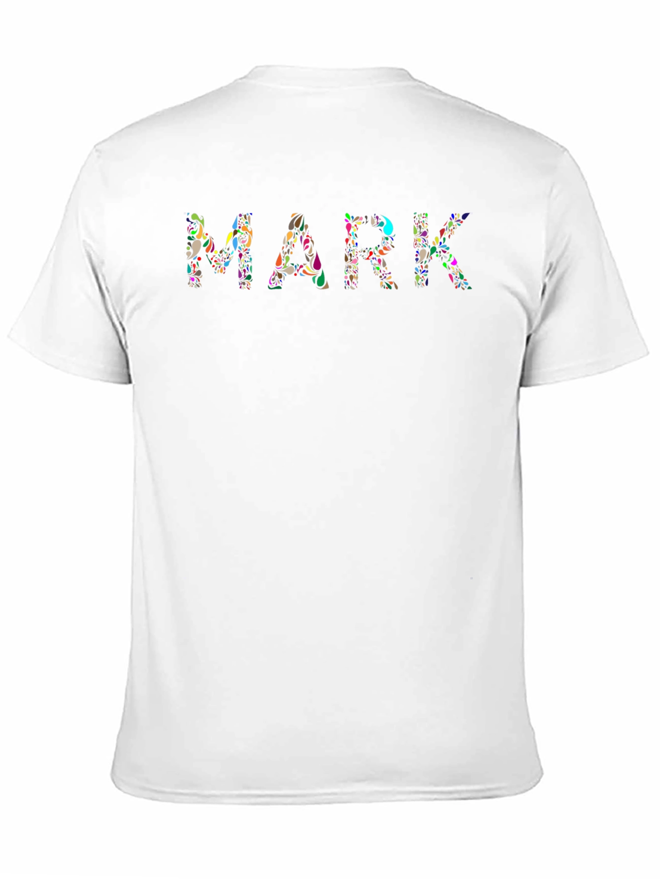 Floral MARK T-Shirt - Unique Personalized Tee