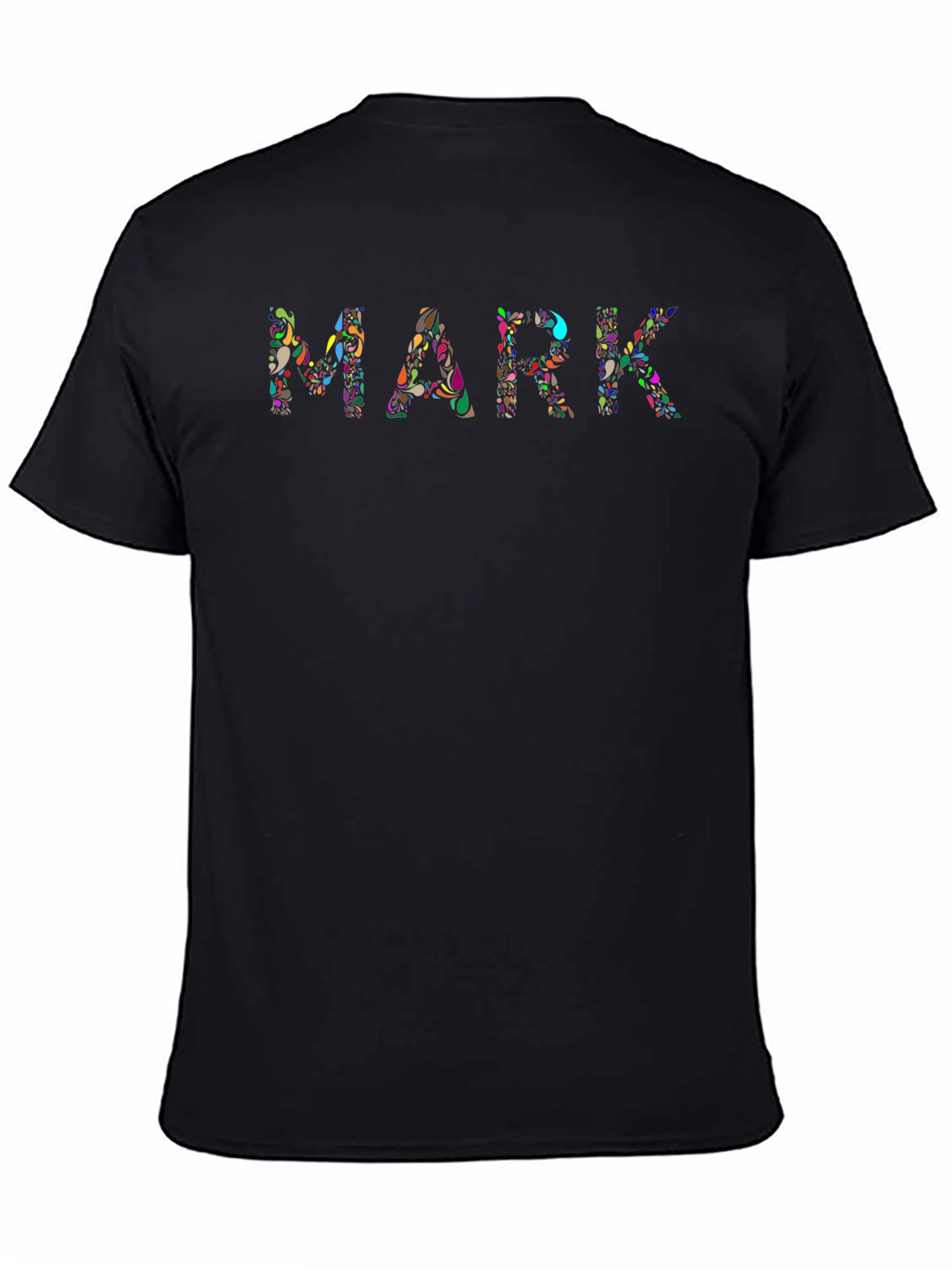 Floral MARK T-Shirt - Unique Personalized Tee