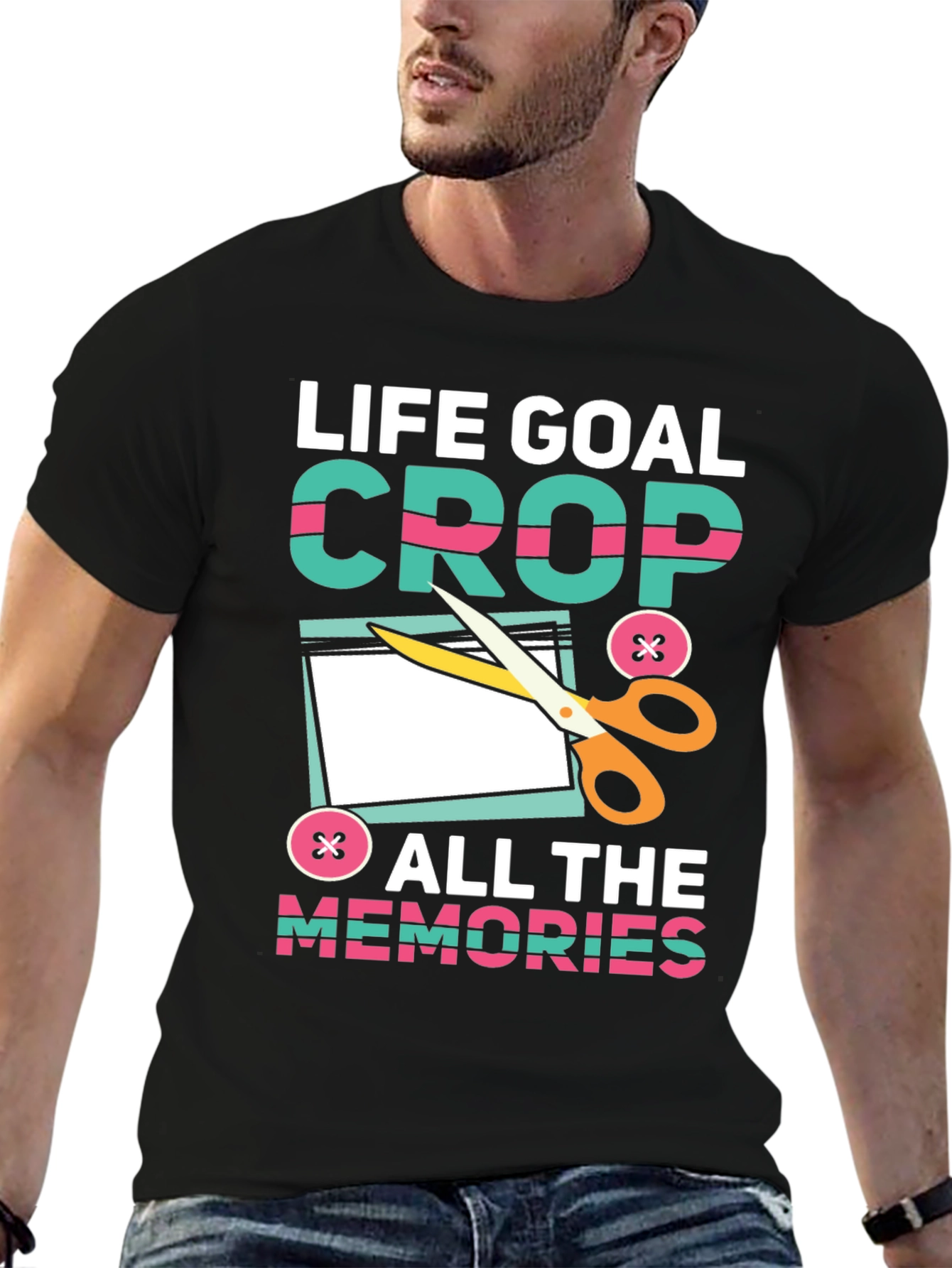 Life Goal Crop All the Memories T-Shirt