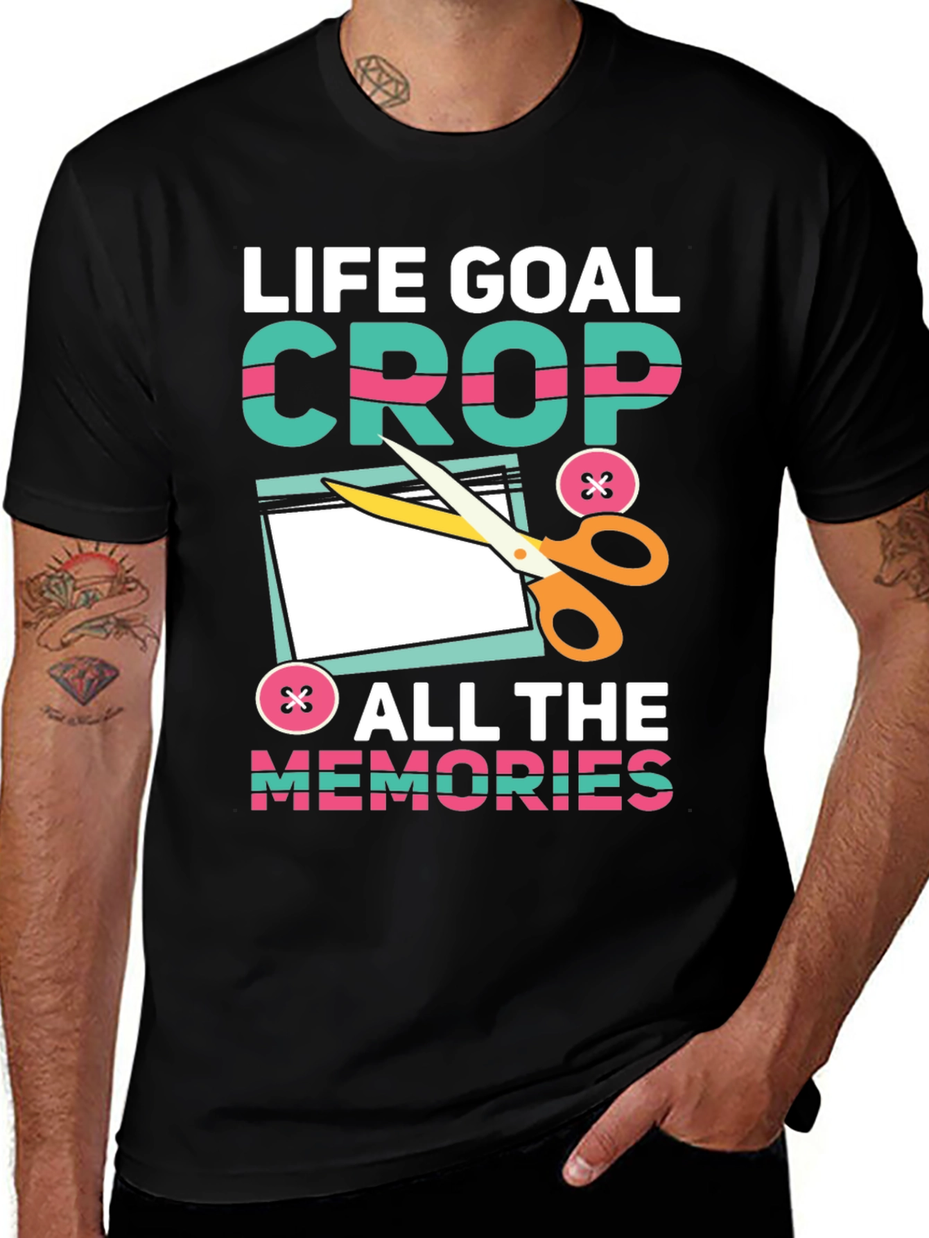 Life Goal Crop All the Memories T-Shirt