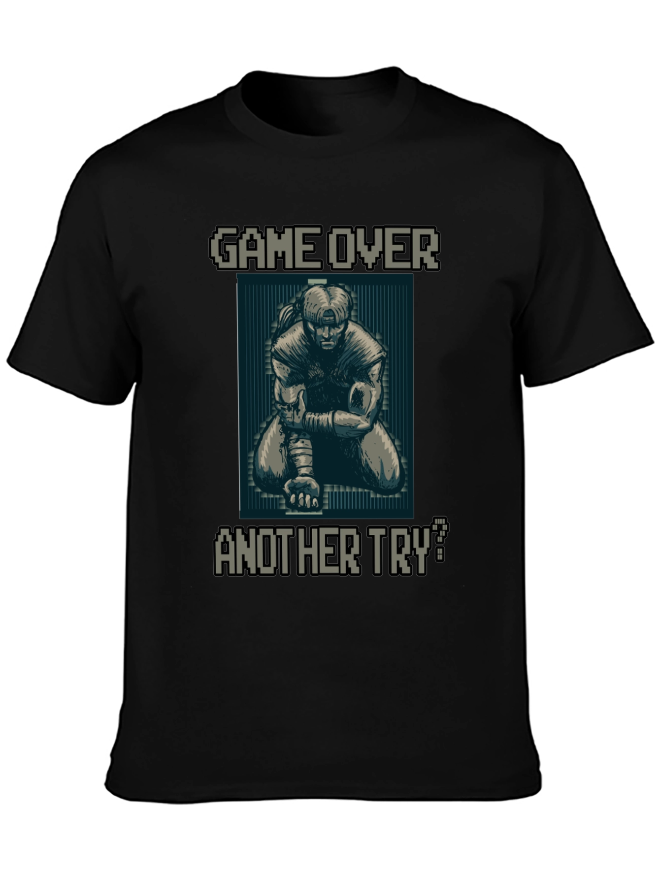 Game Over Pixel Art Graphic Tee - Another Try?
