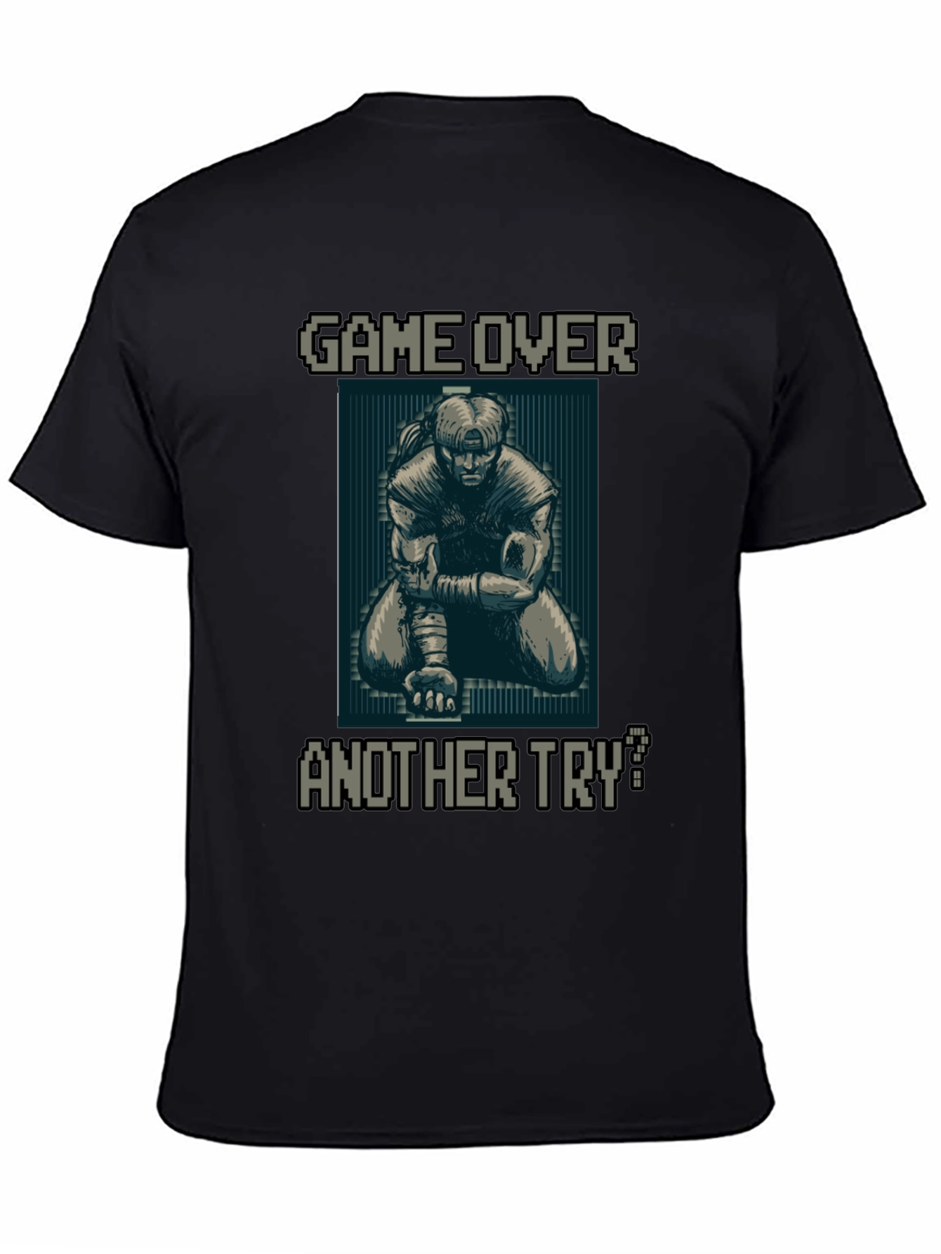 Game Over Pixel Art Graphic Tee - Another Try?