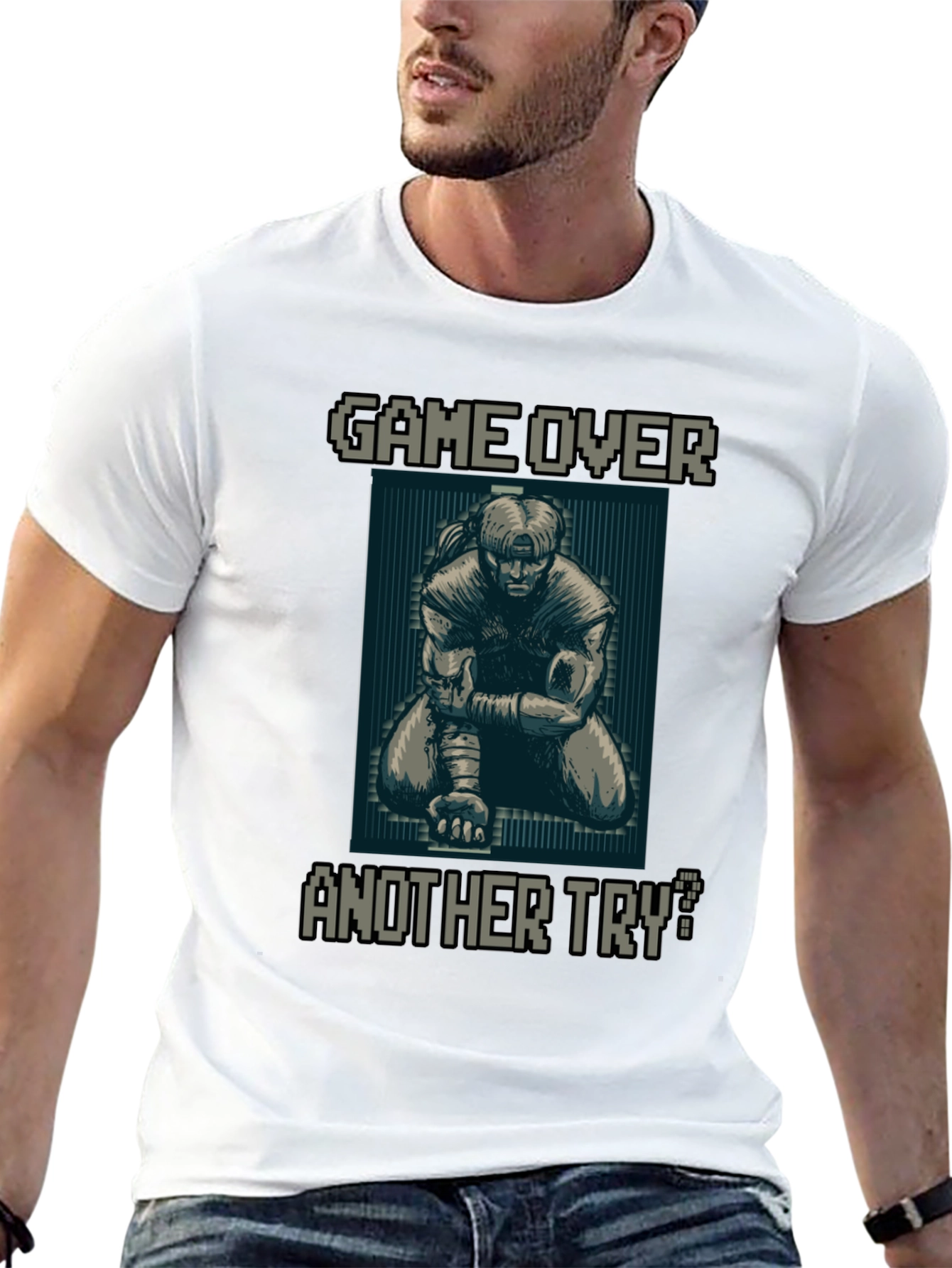 Game Over Pixel Art Graphic Tee - Another Try?