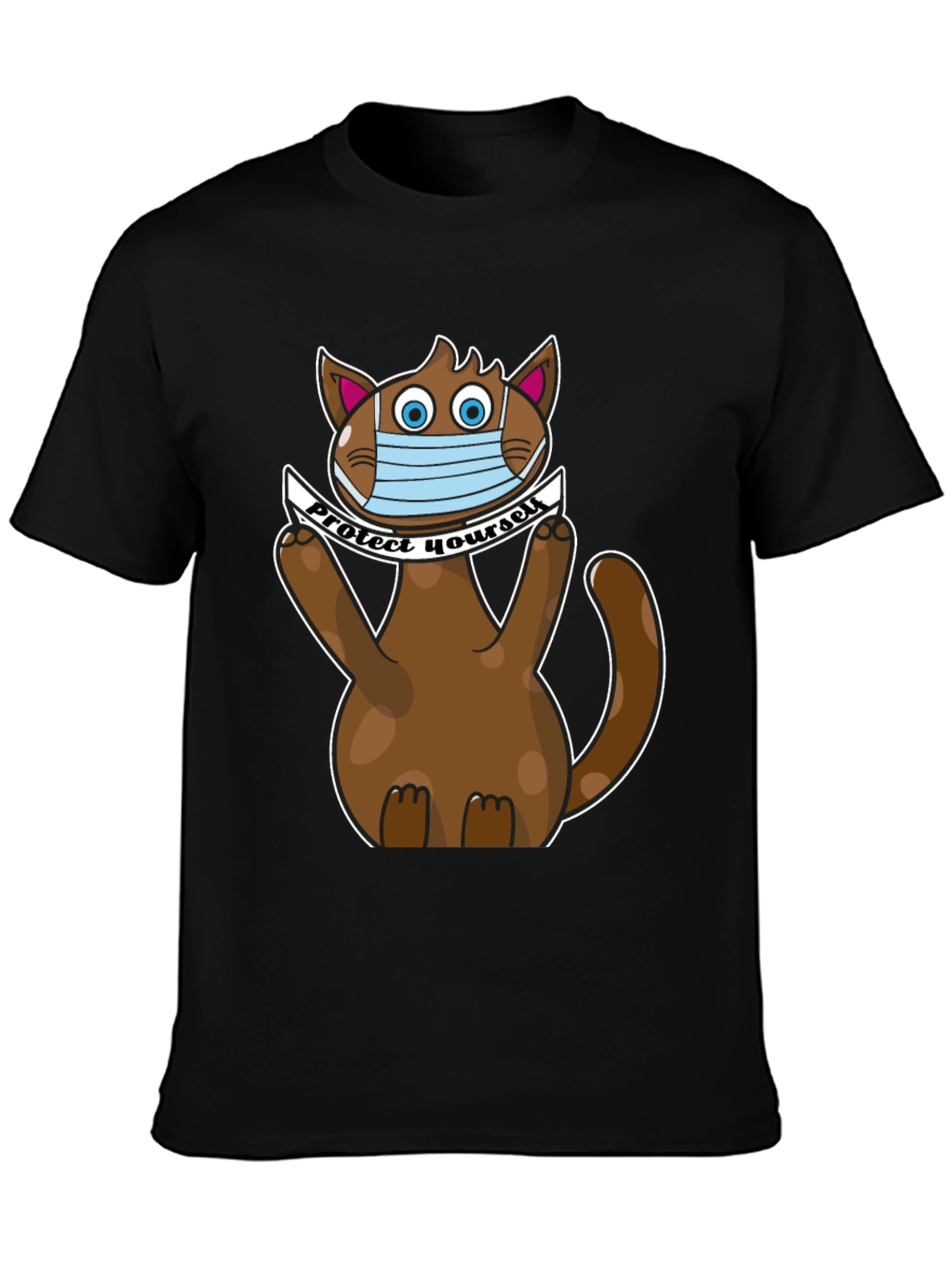 Protect Yourself Cat T-Shirt
