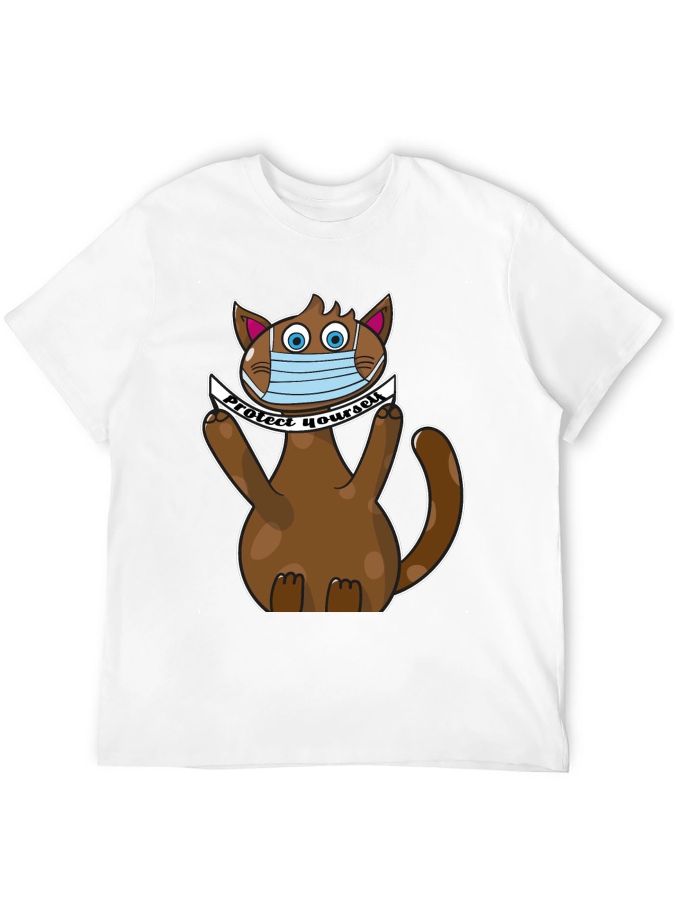 Protect Yourself Cat T-Shirt
