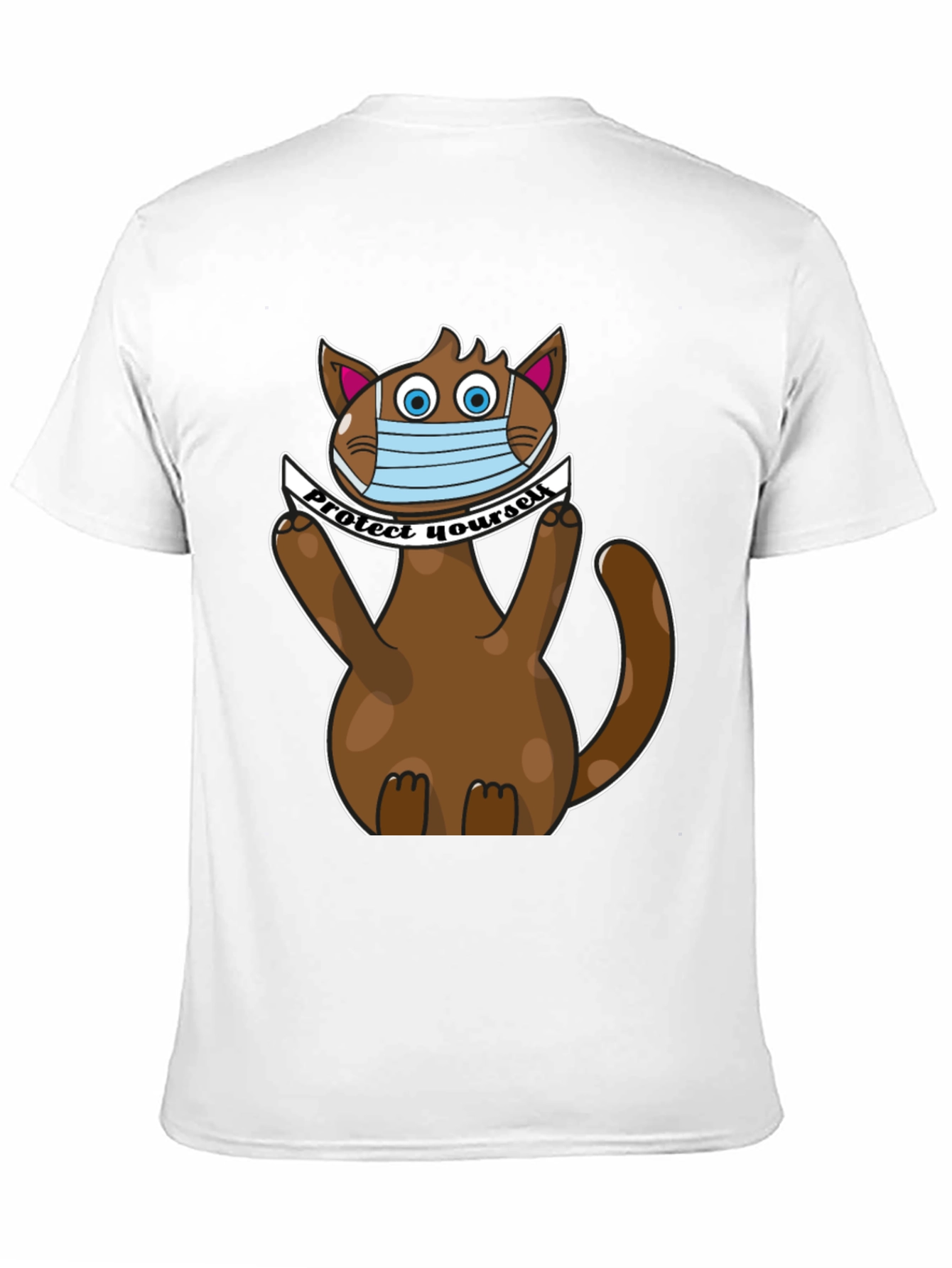 Protect Yourself Cat T-Shirt