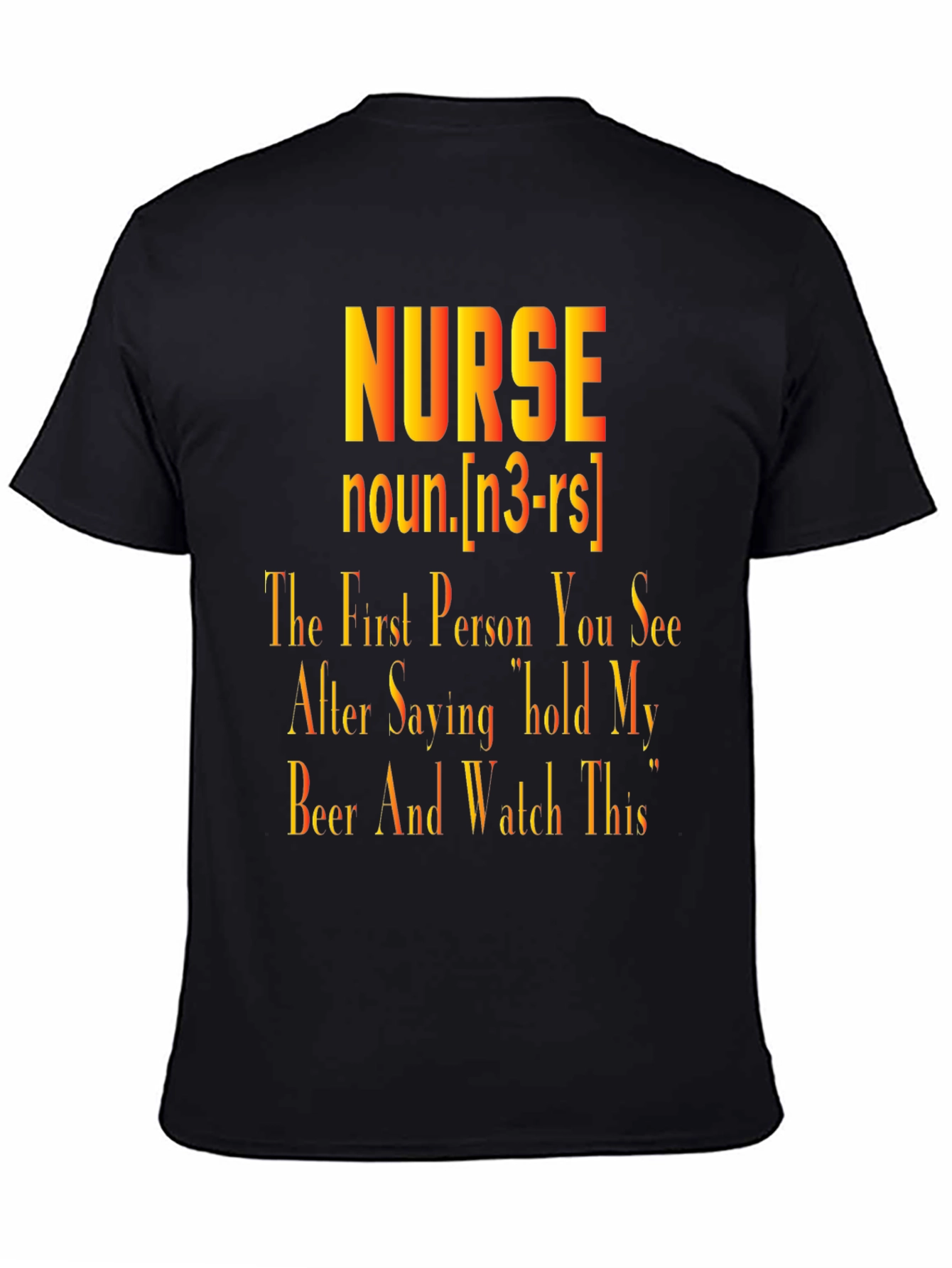Nurse Definition Graphic T-Shirt